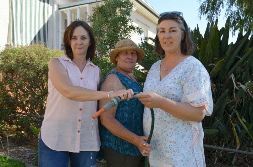 Residents without water