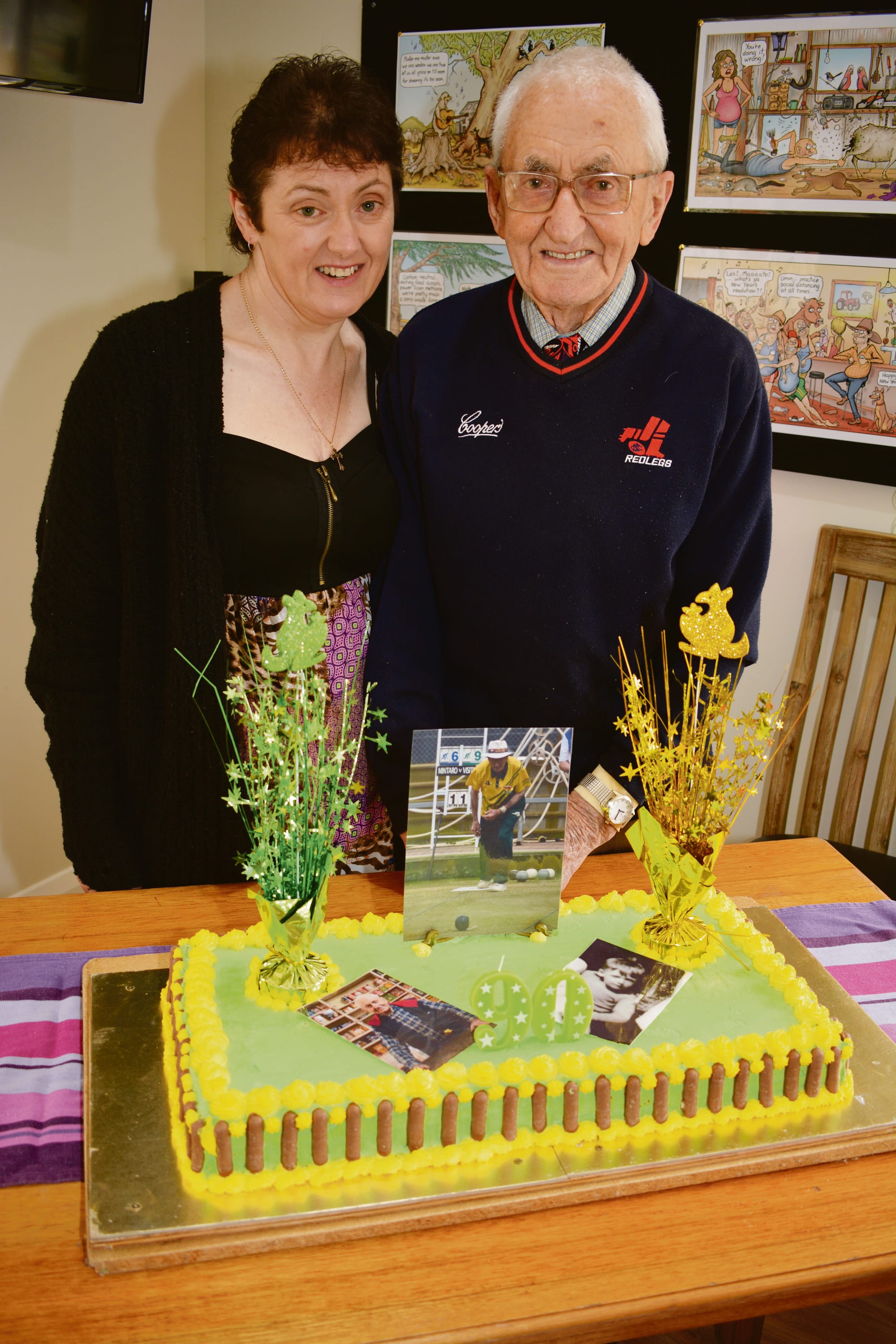 Cheryl and Merv Lehmann at his 90th birthday celebration in 2022. File photo.