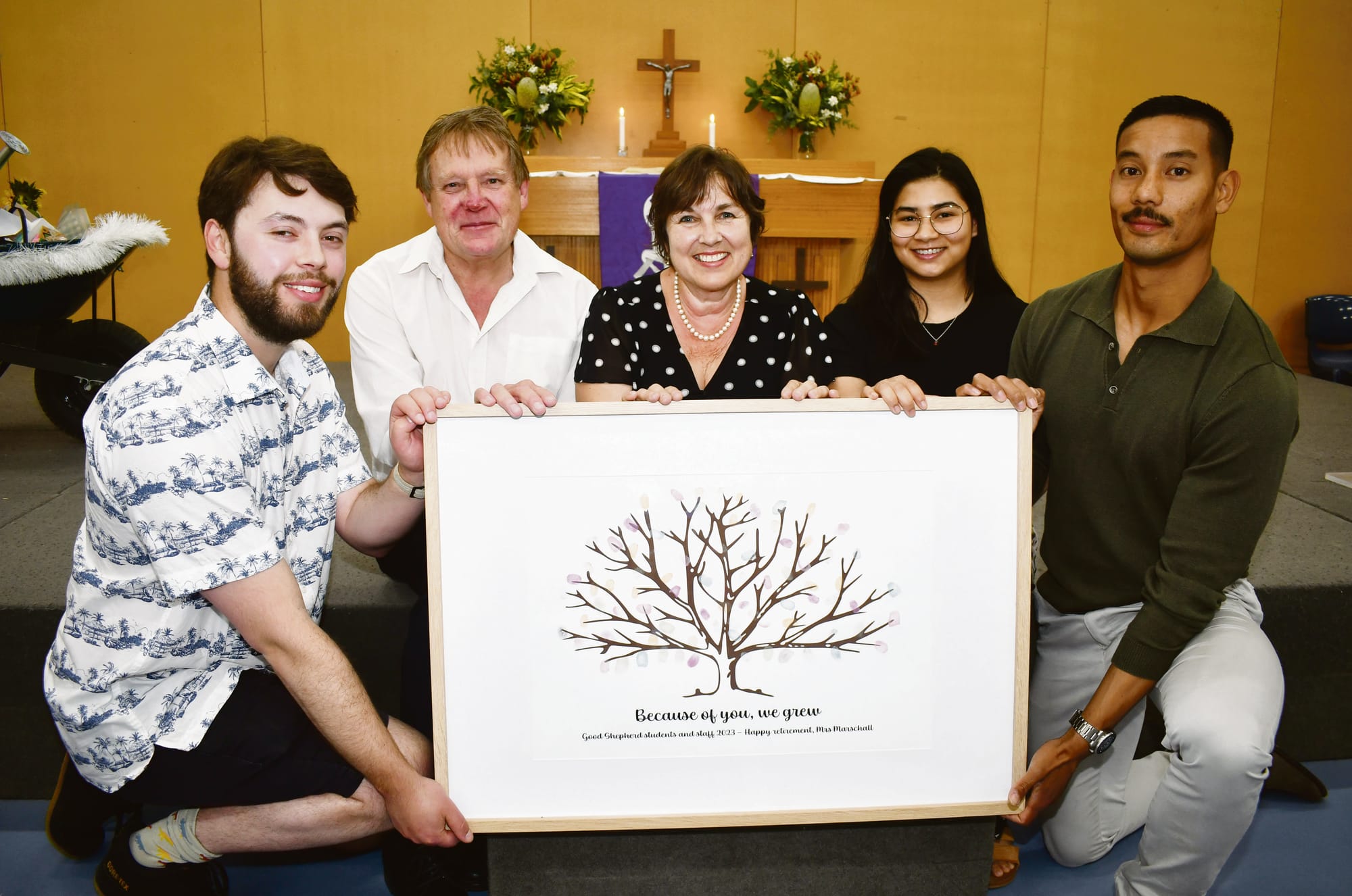 Good Shepherd farewells Mrs Marschall