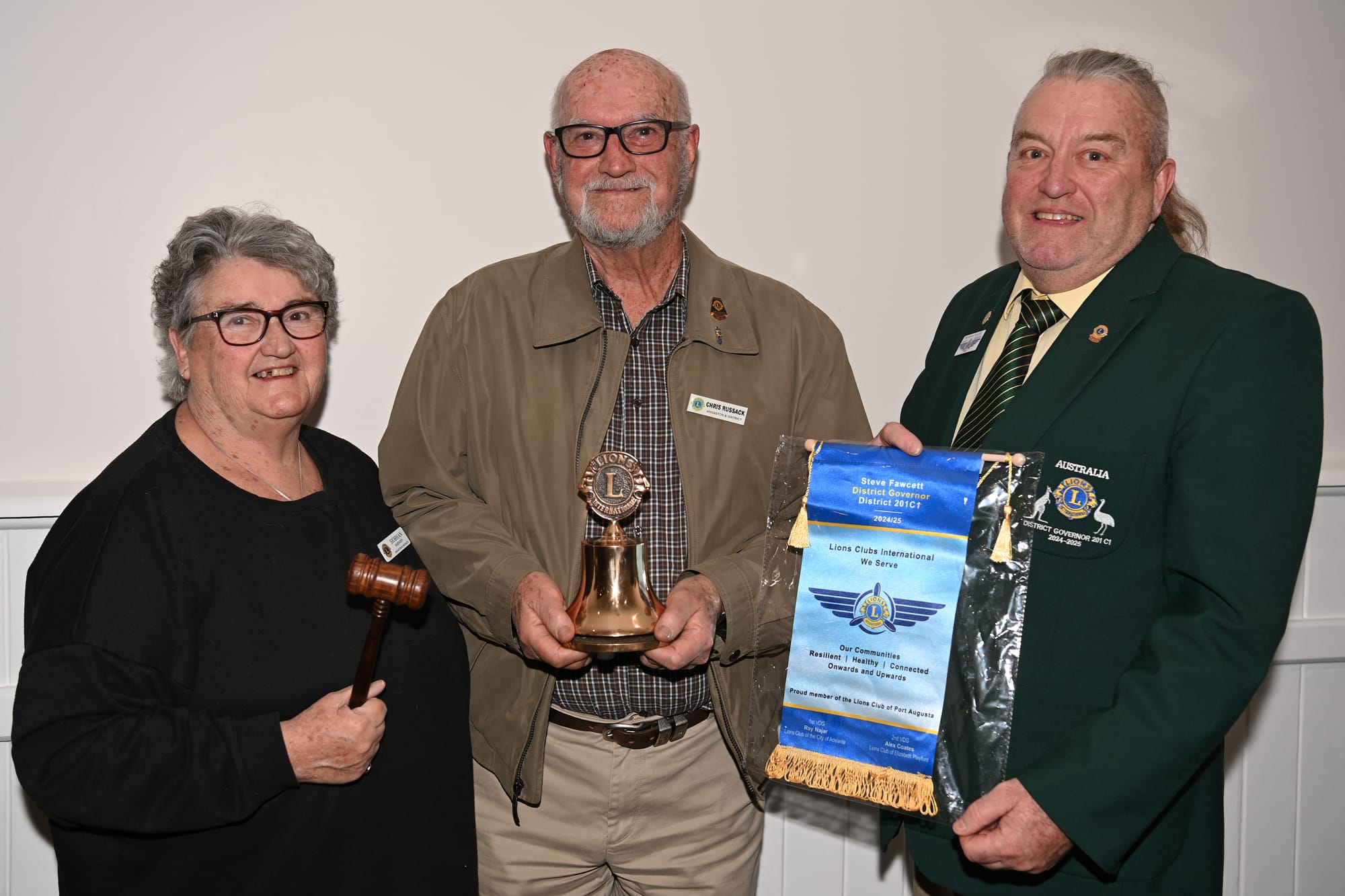 Chris Russack heads Angaston Lions