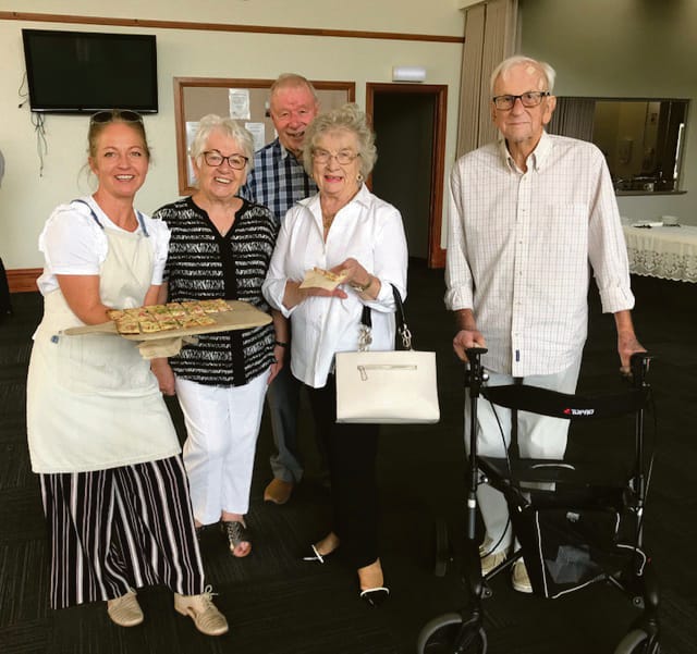 Toppling fish and chips