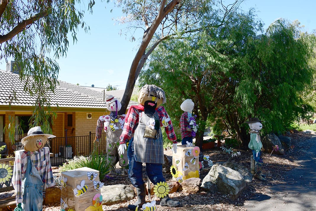 Scarecrows at Tanunda Lutheran Home