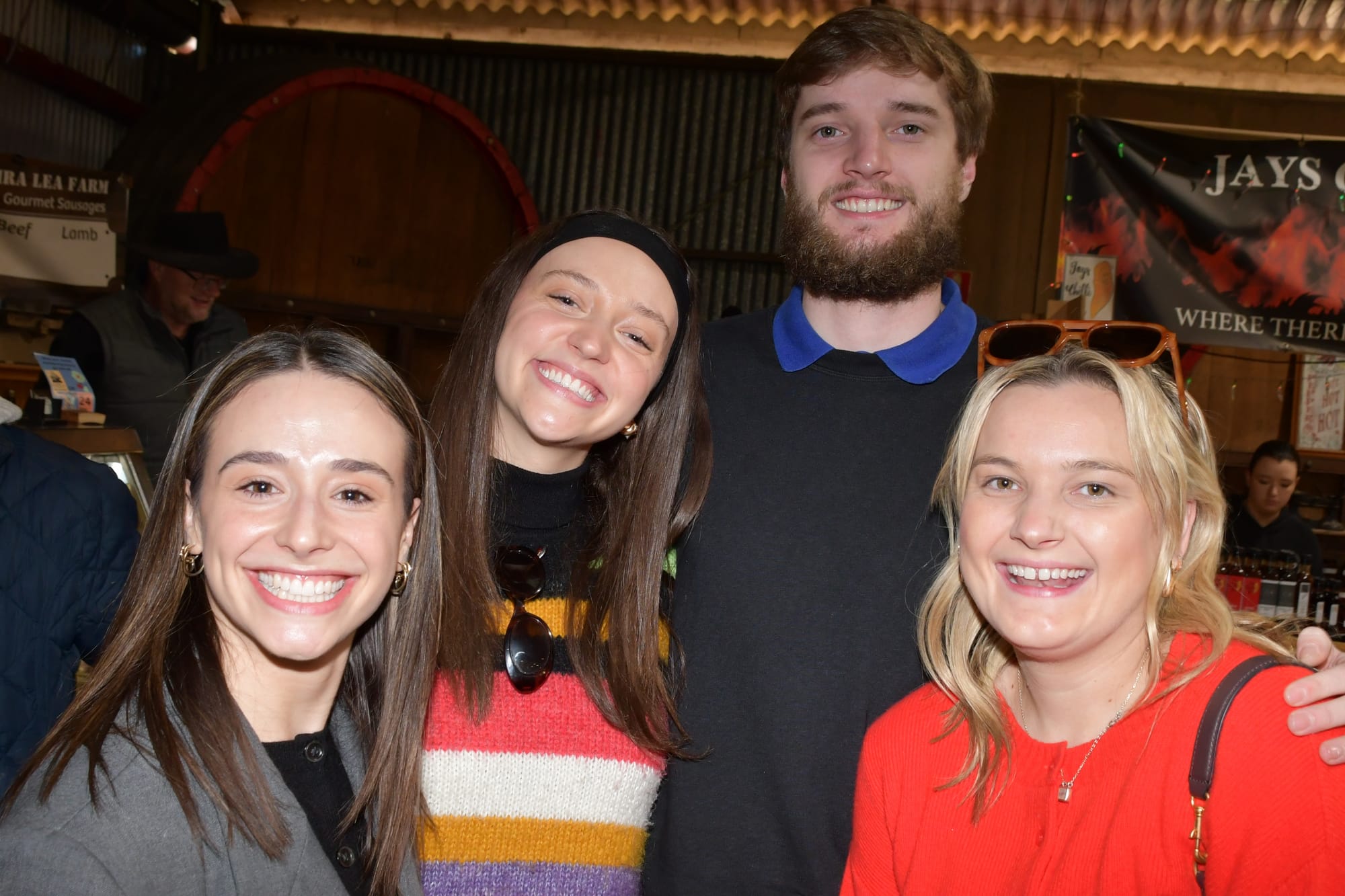 Jess and Ella Fielke; Josh and Mollie Verstegen of Adelaide.