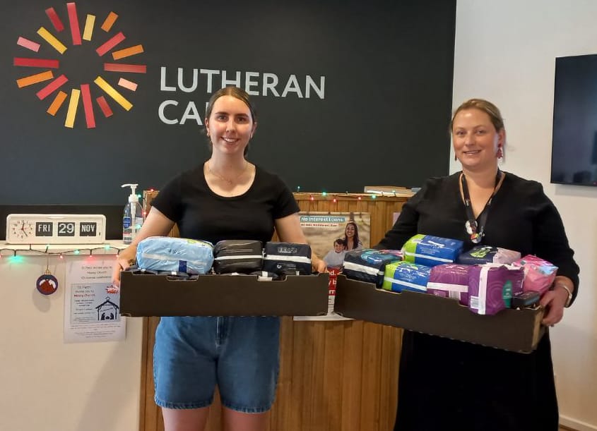 Ellouise delivers with period poverty donation drive
