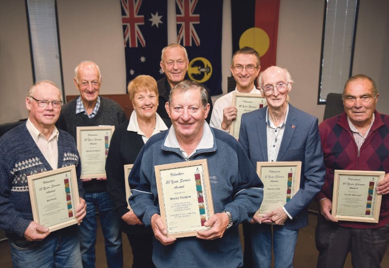 Long serving volunteers recognised