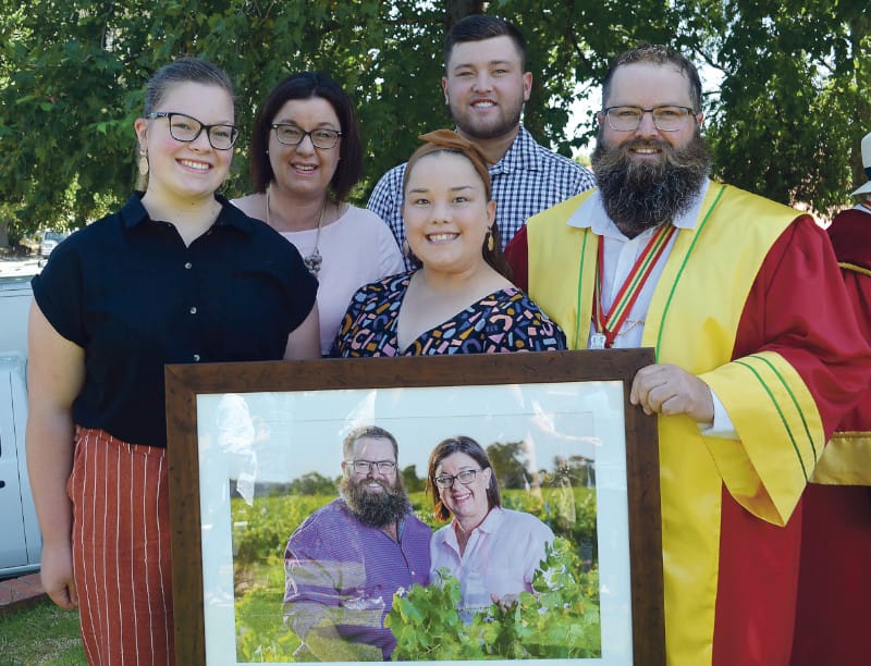 Adrian receives Service to Industry award