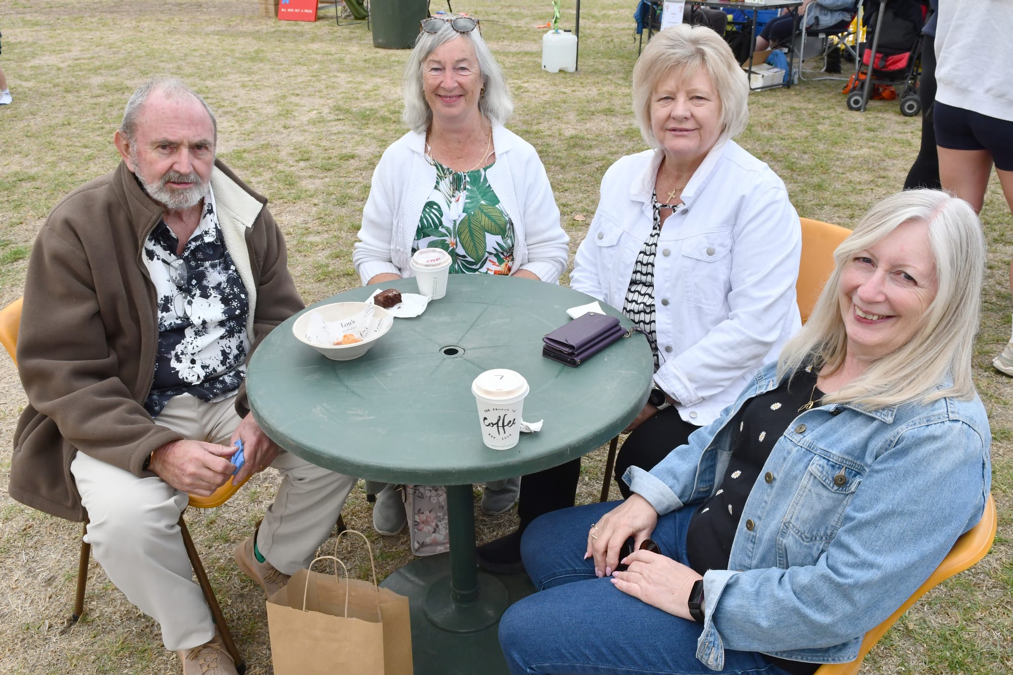 Sunday - Great Vintage Picnic: Dave Babbage, Tanunda, Judi Veldkamp, Nuriootpa, Erica Babbage, Tanunda and Adele Owen, Lyndoch.