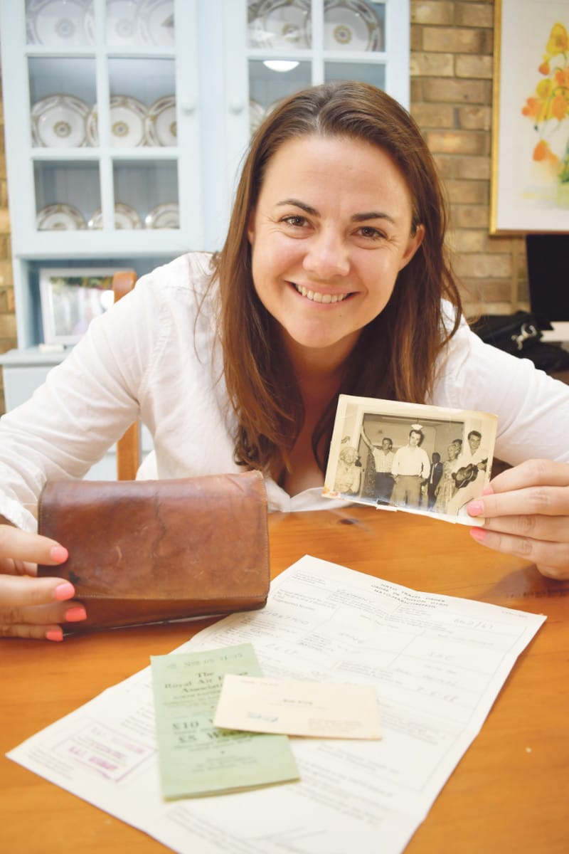 55 year old wallet discovered in Tanunda ceiling