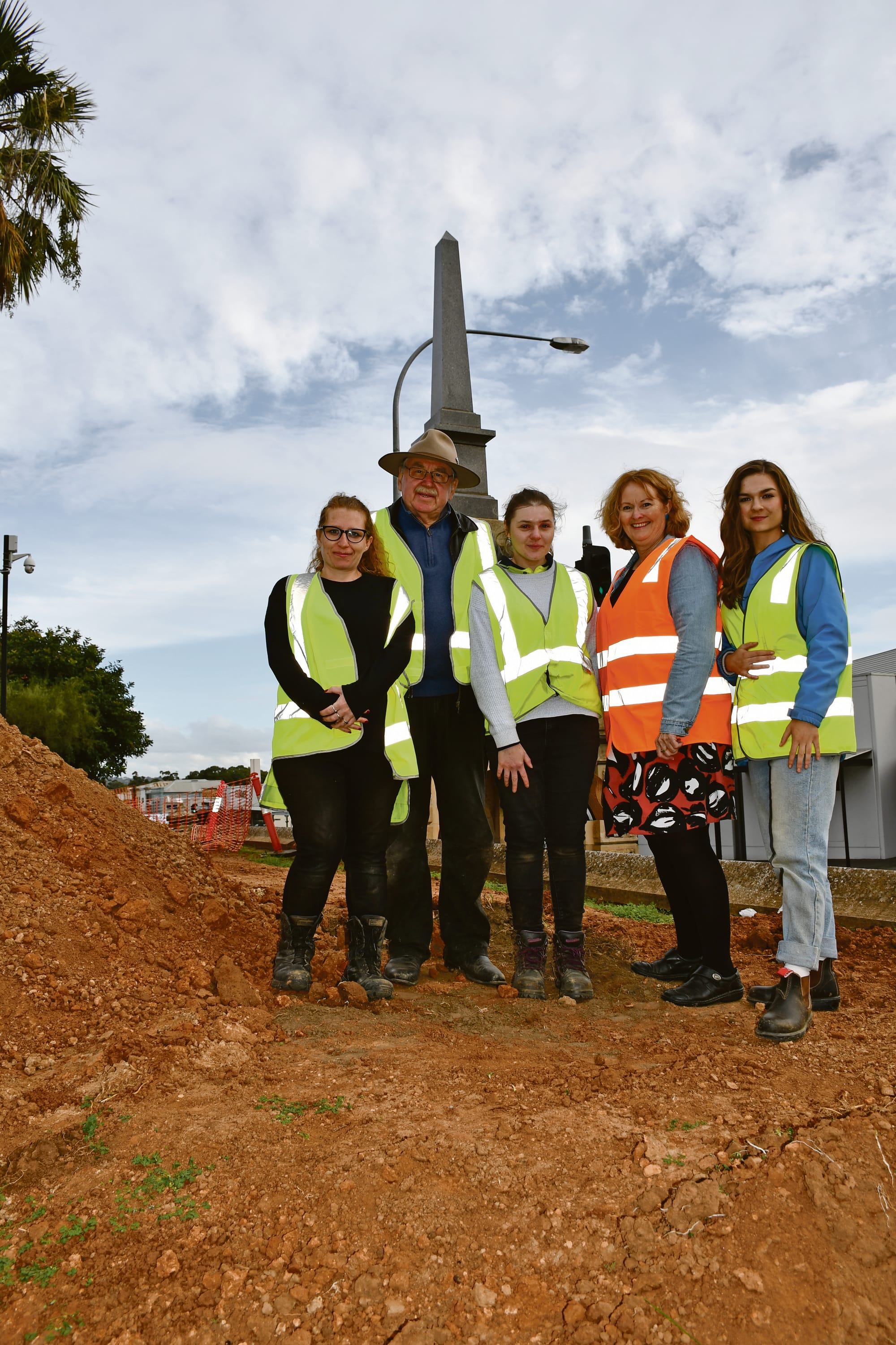 Bones unearthed at former burial site