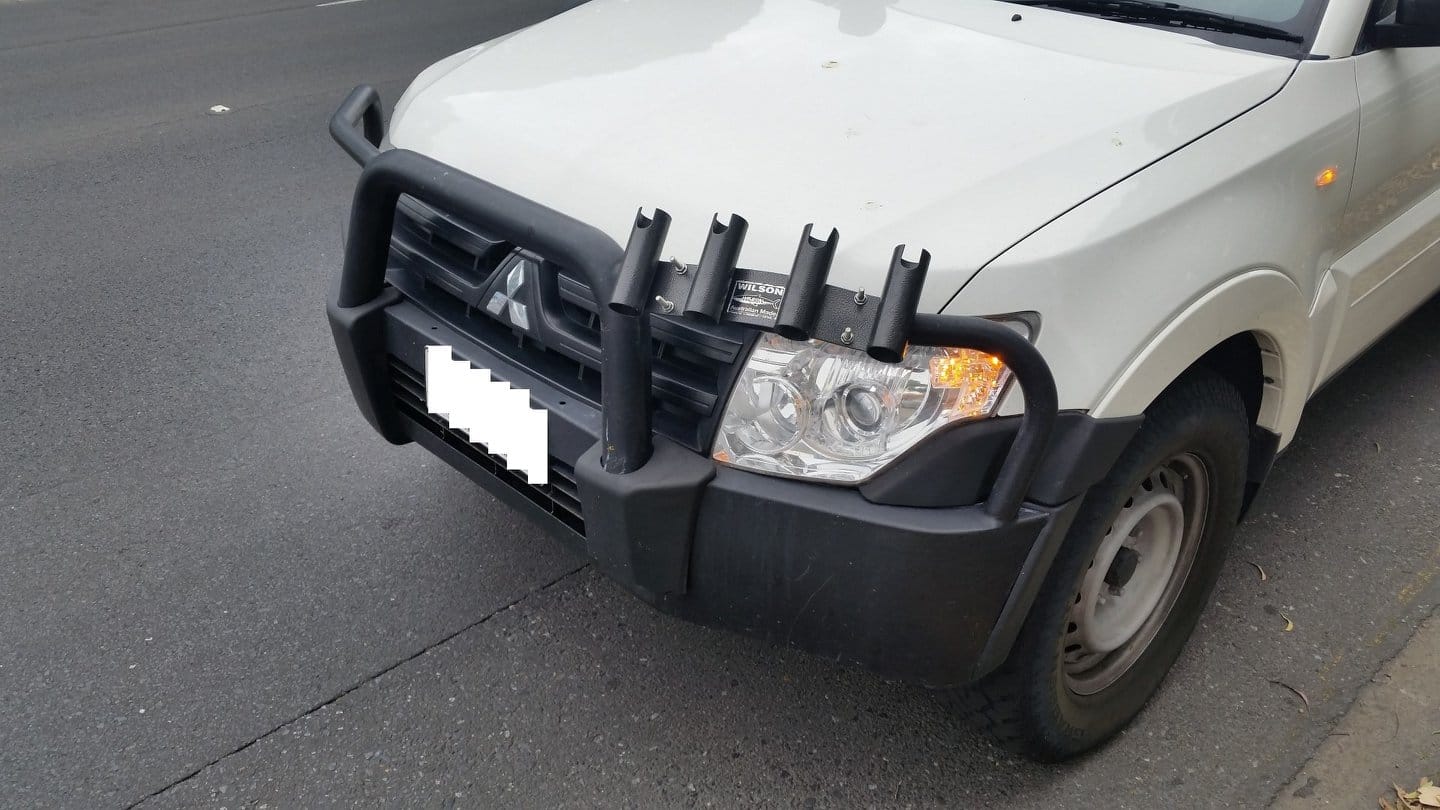 Hazardous projections on vehicles