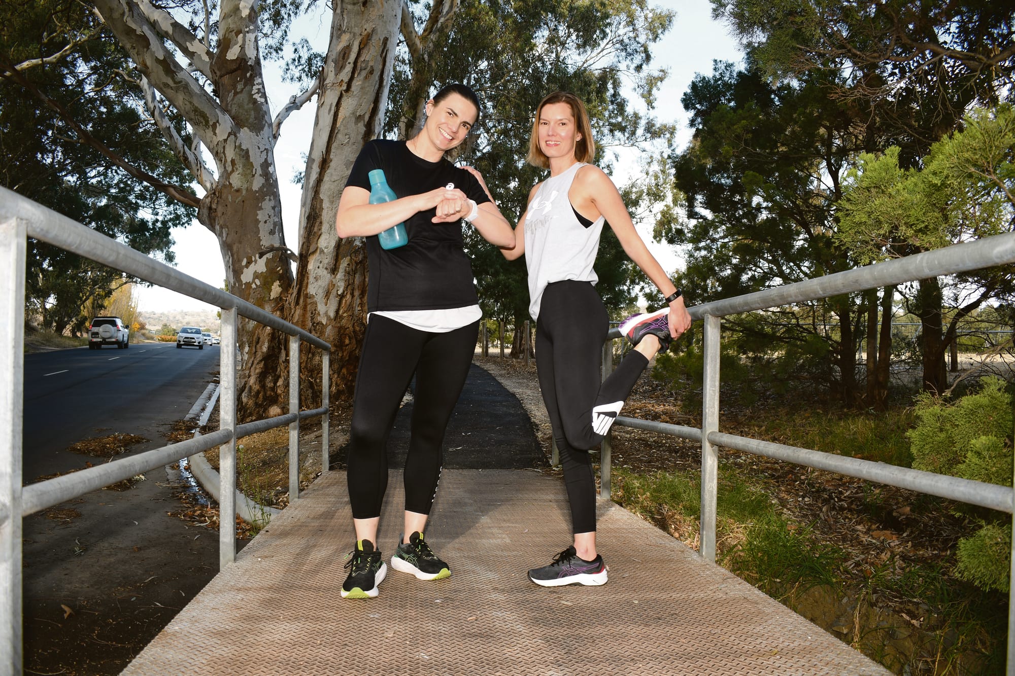 Warming up for running festival