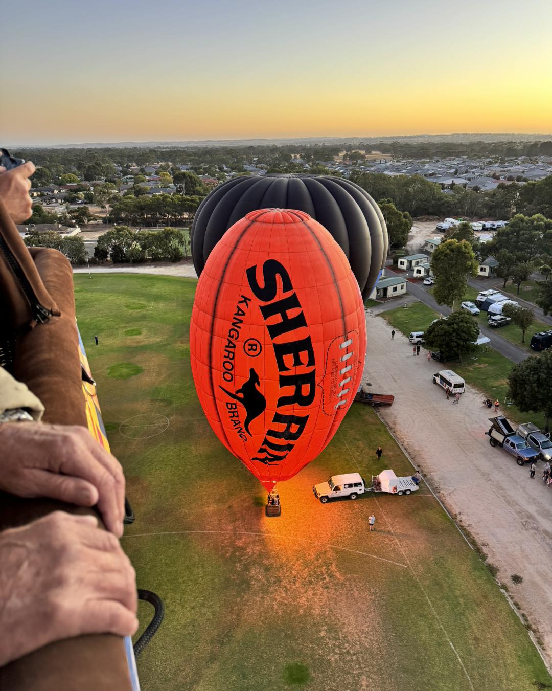A bit of hot air over Gather Round