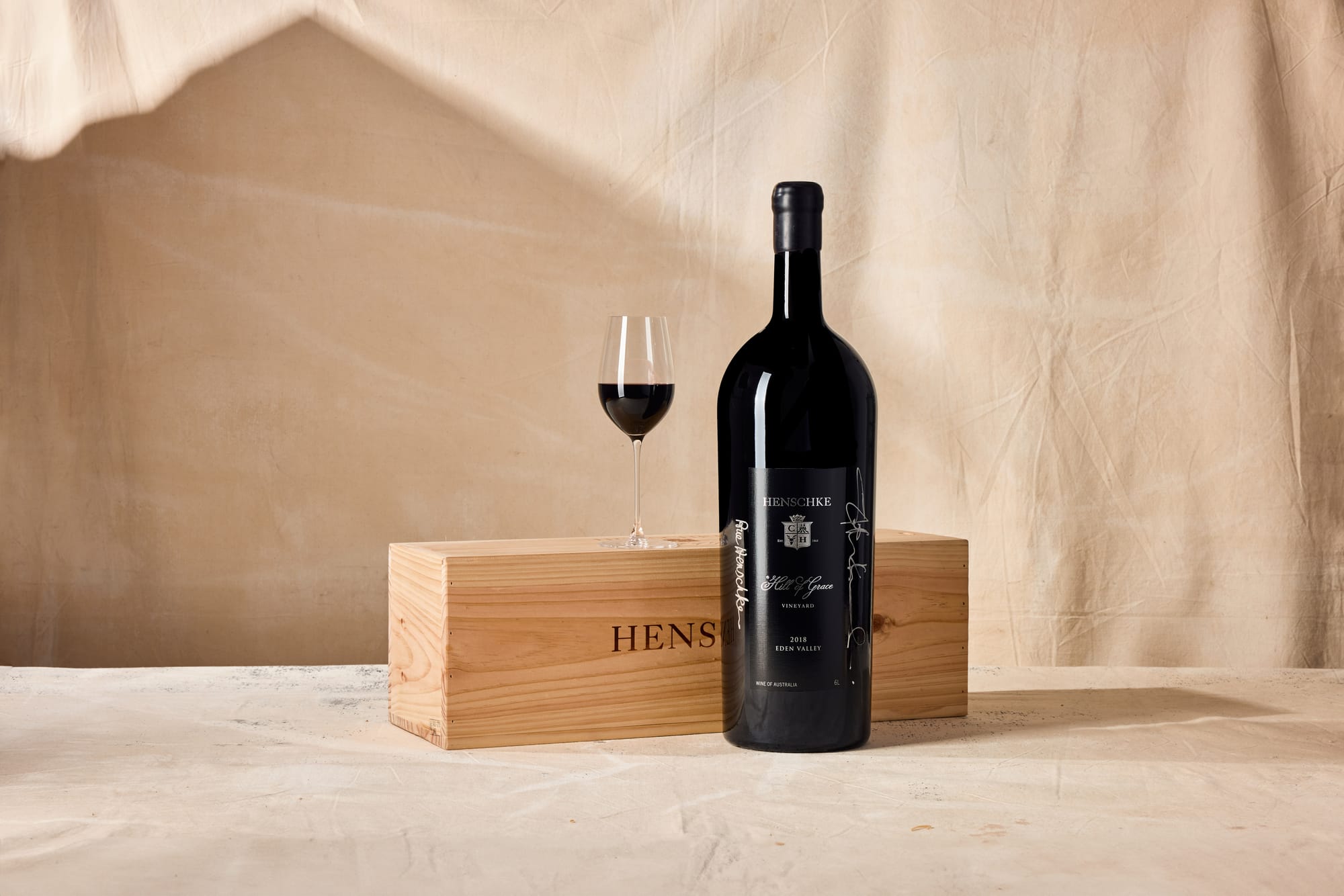 Signed Hill of Grace brings $17,500 among other lots at Sydney wine auction