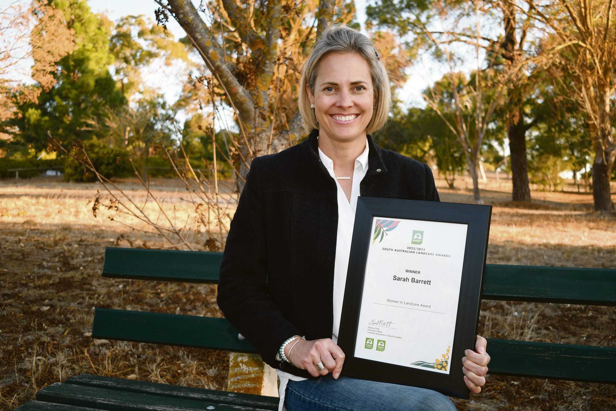Landcare award for Sarah