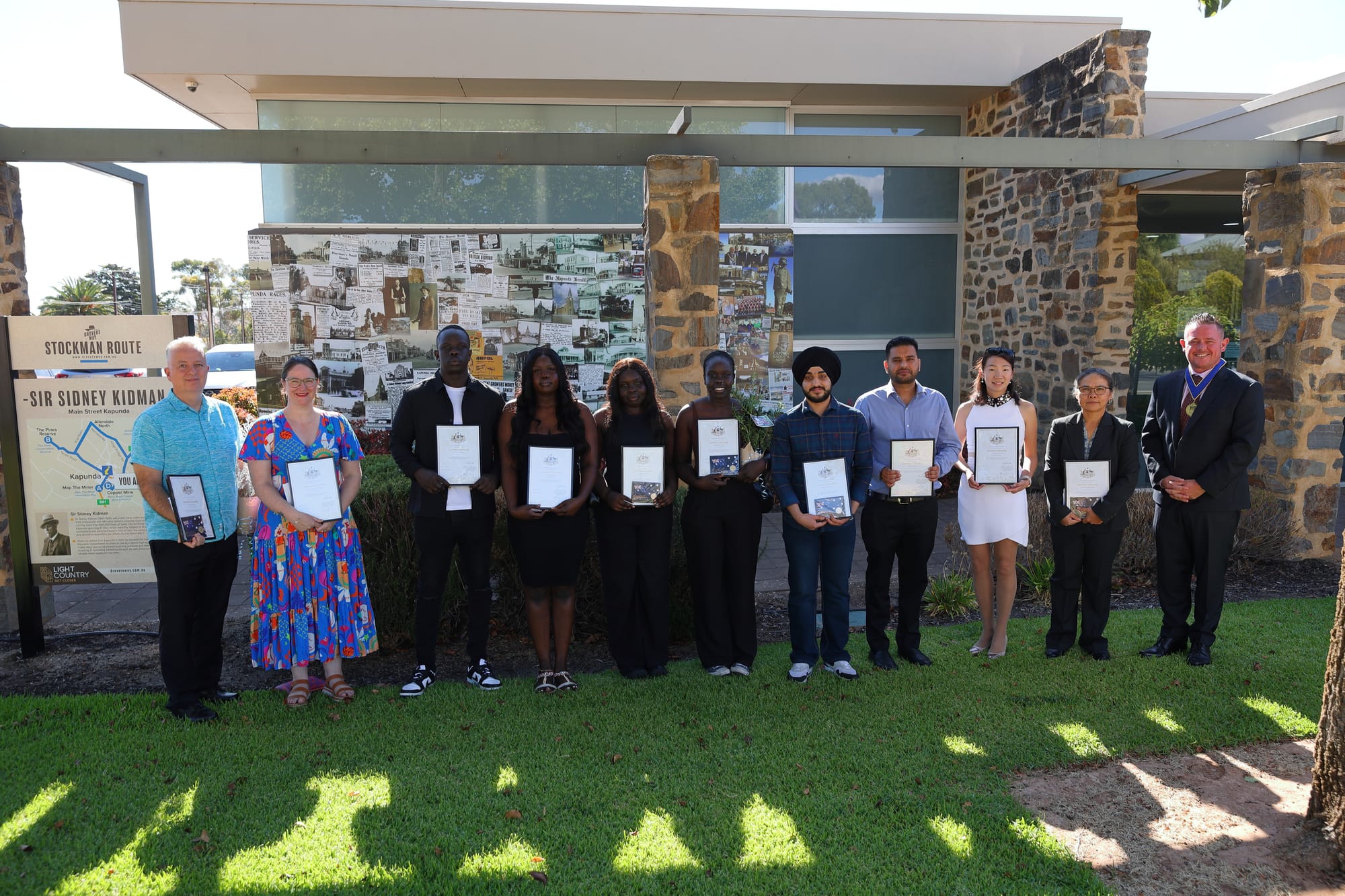 A joyous welcome to new citizens