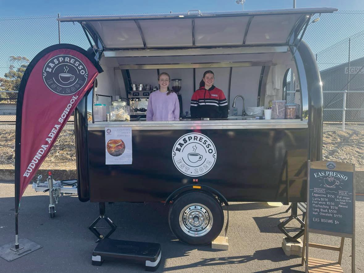 Milly Roebuck and Regan Mosey.