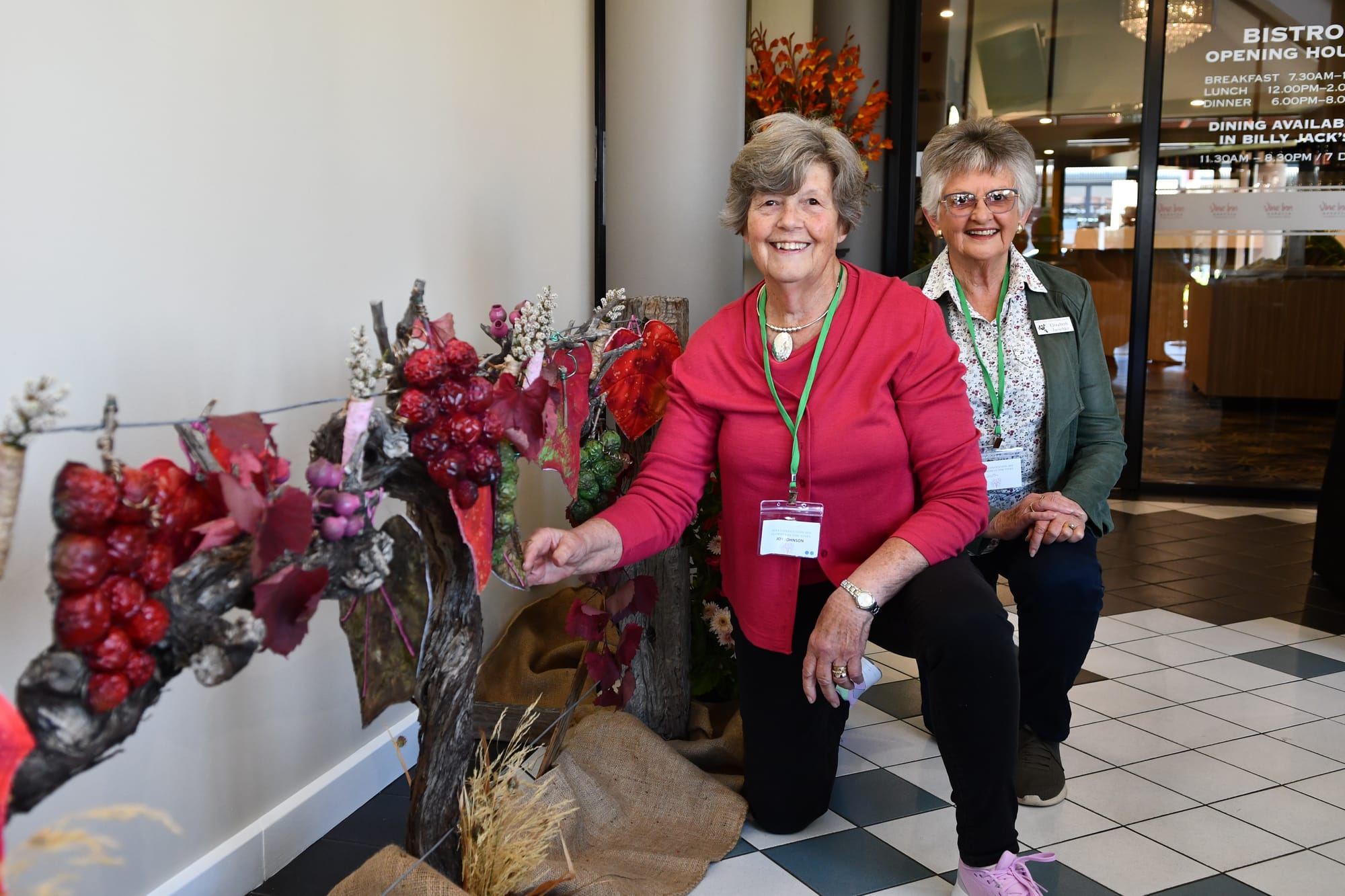 Burst of colour at the Vine Inn