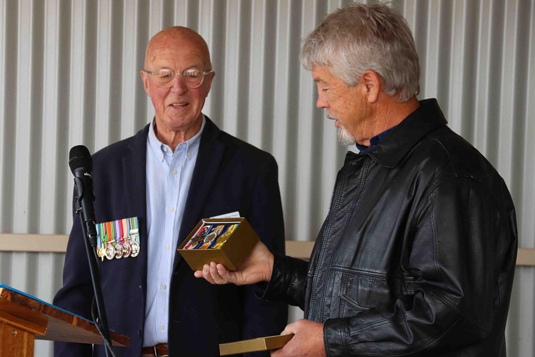 Military headstone unveiled at Eudunda