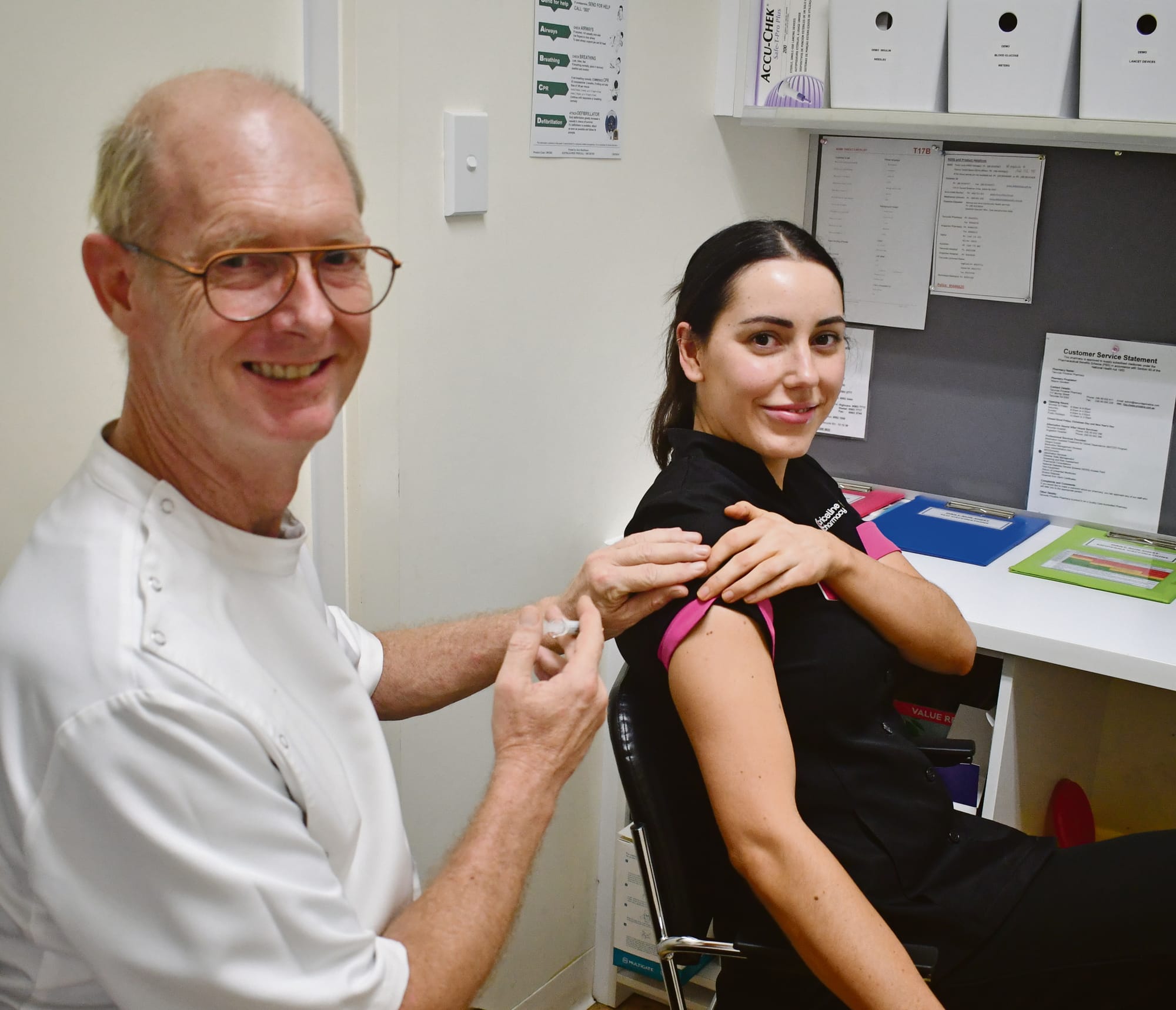 Free vaccines a shot in the arm