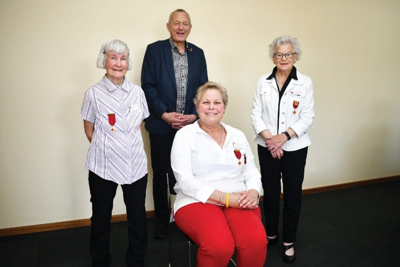 Lyndoch Red Cross members celebrate milestones