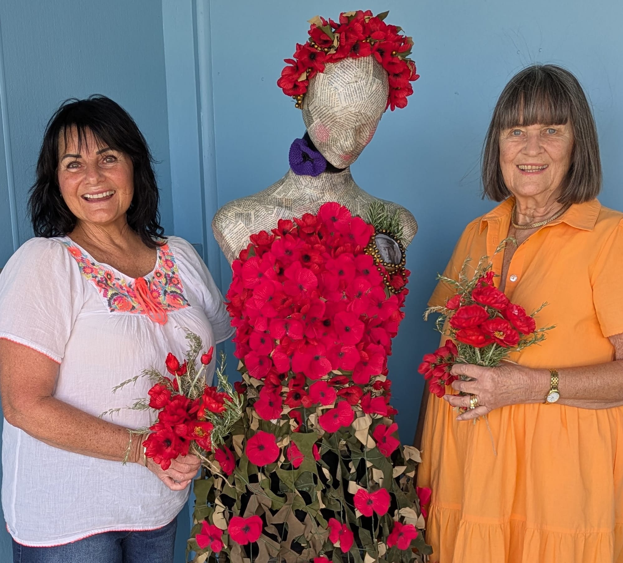 Tanunda RSL’s ‘Poppy’ scarecrow