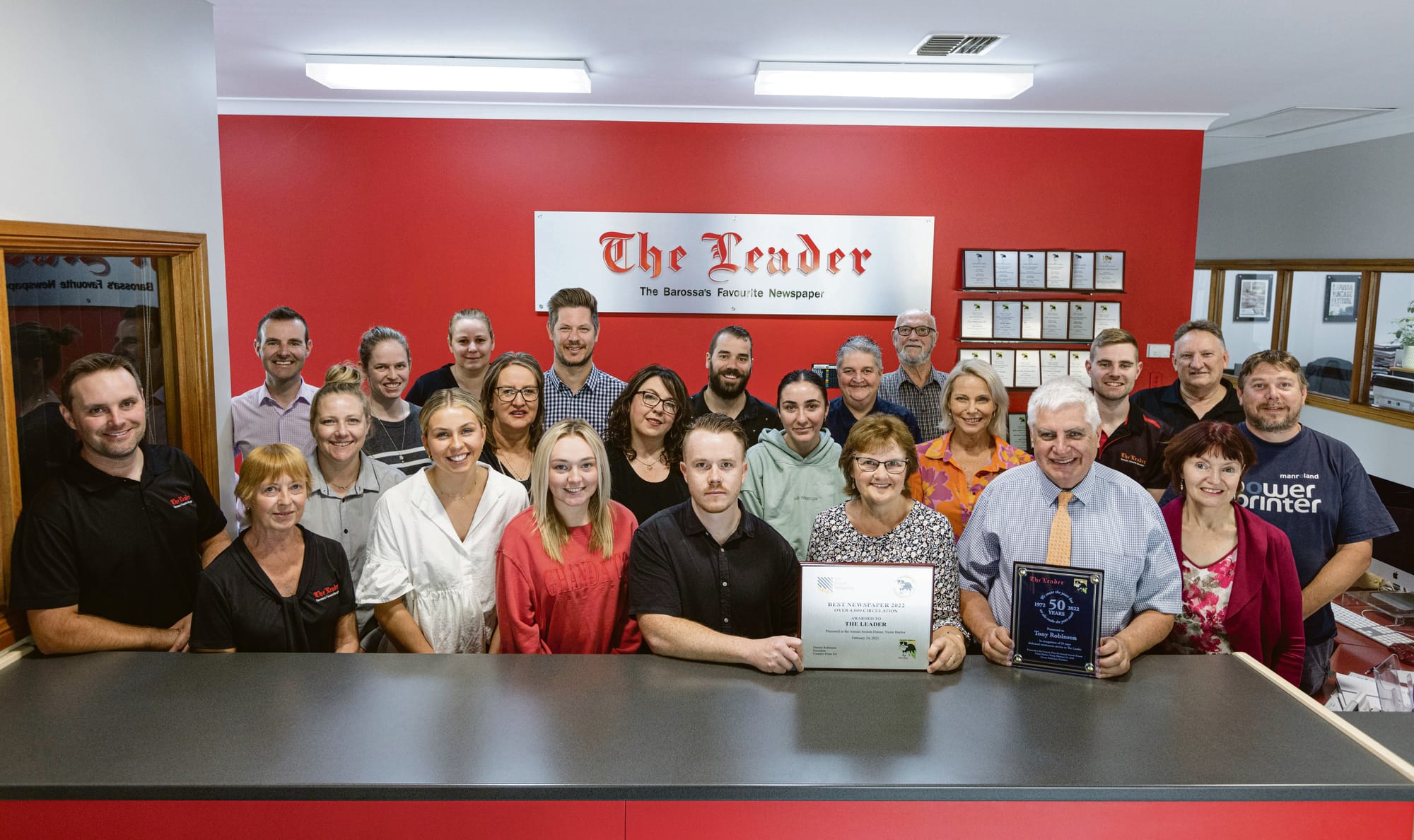 Prestigious win for The Leader