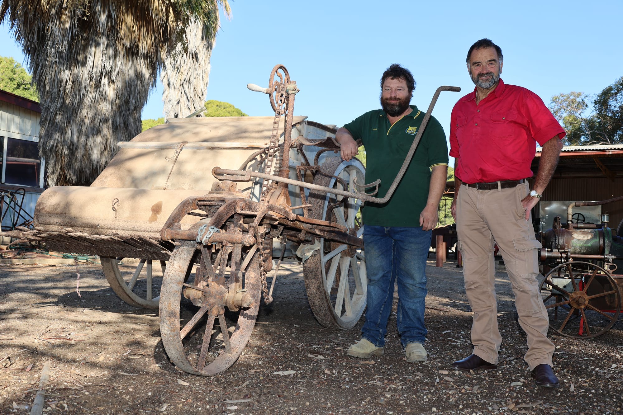 History showcase at Roseworthy