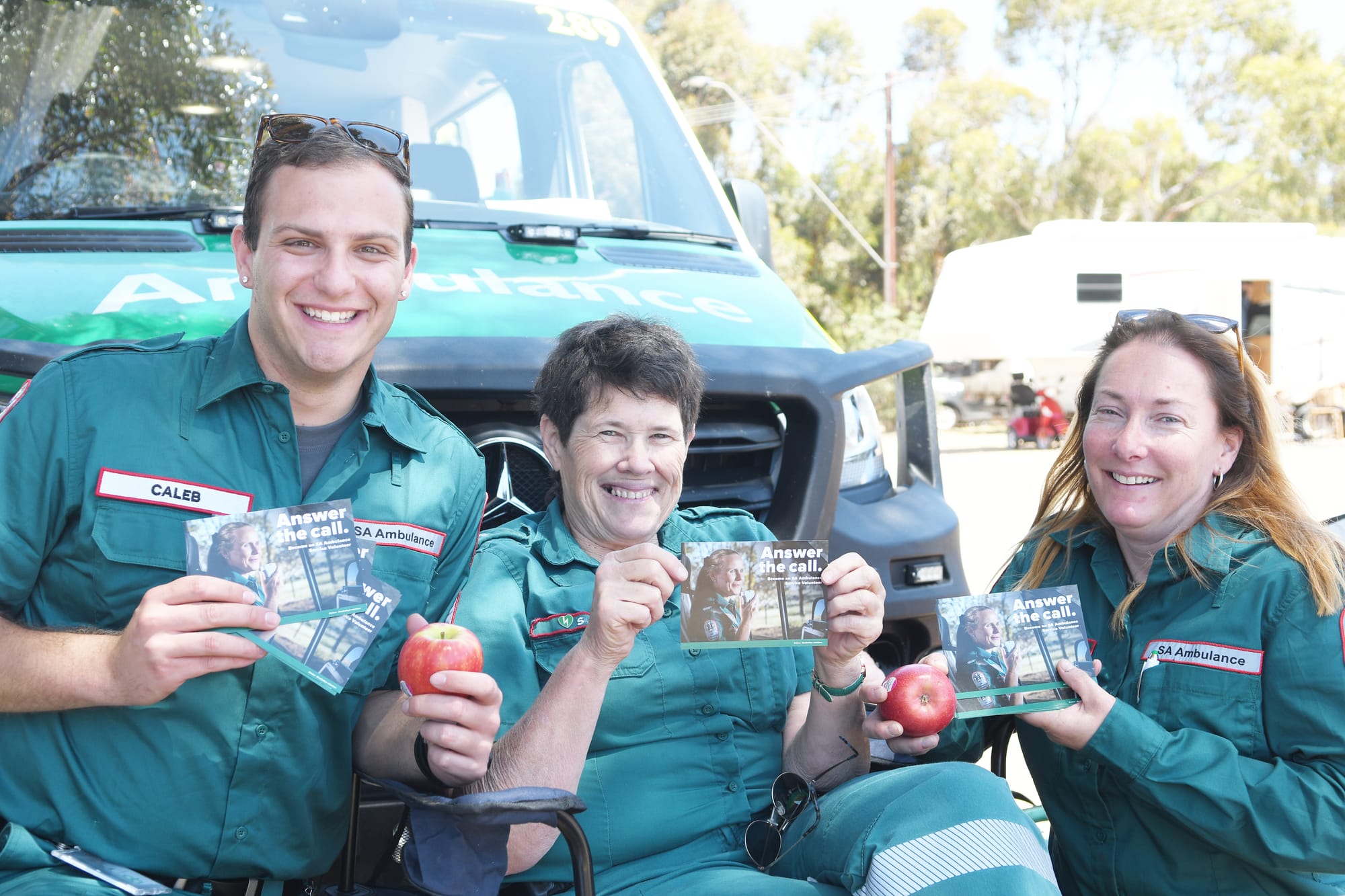 Caleb Fontanarosa, Adelaide, Sue Felby, Eudunda and Katie Preston, Hampden.