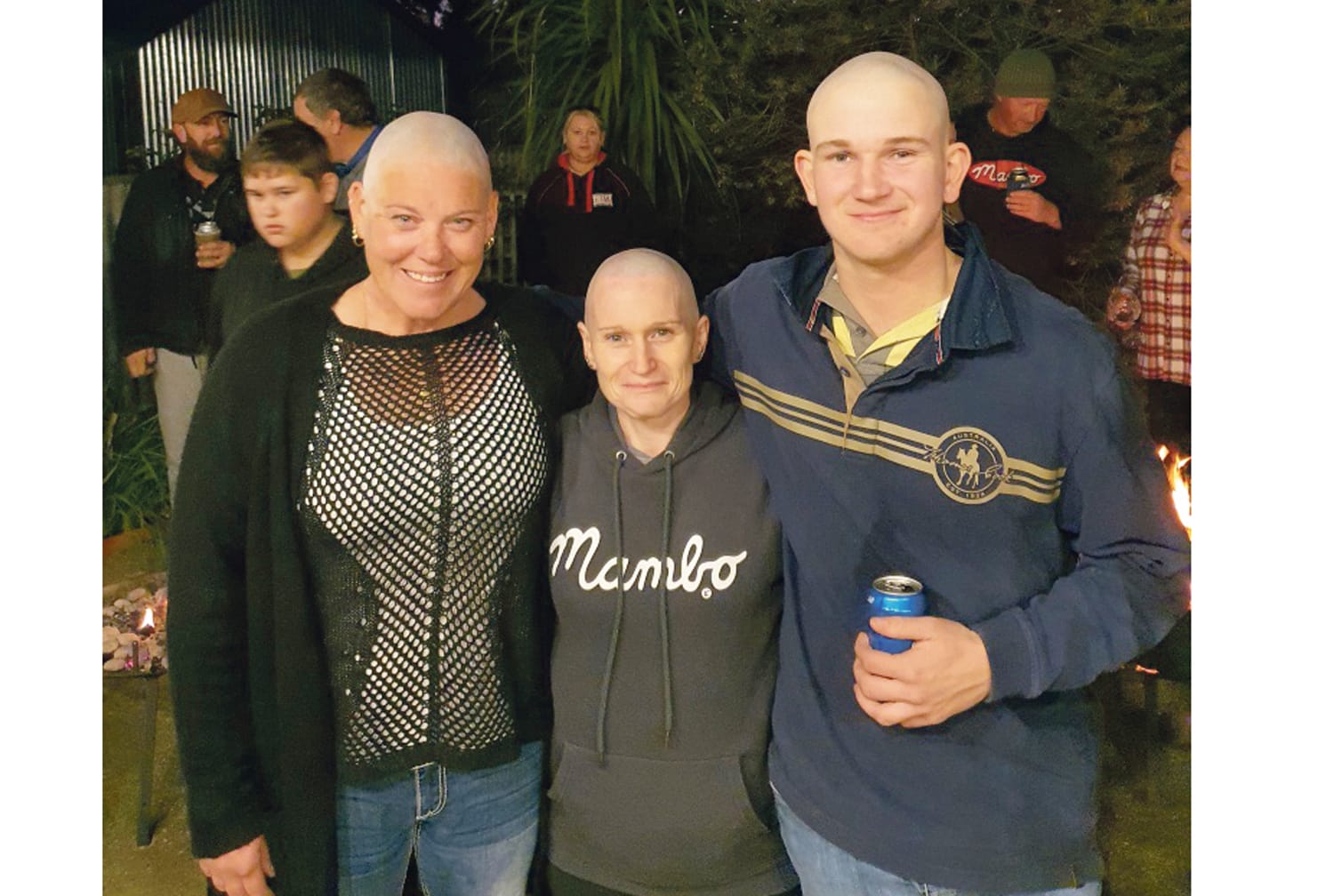 Head shave for a good cause
