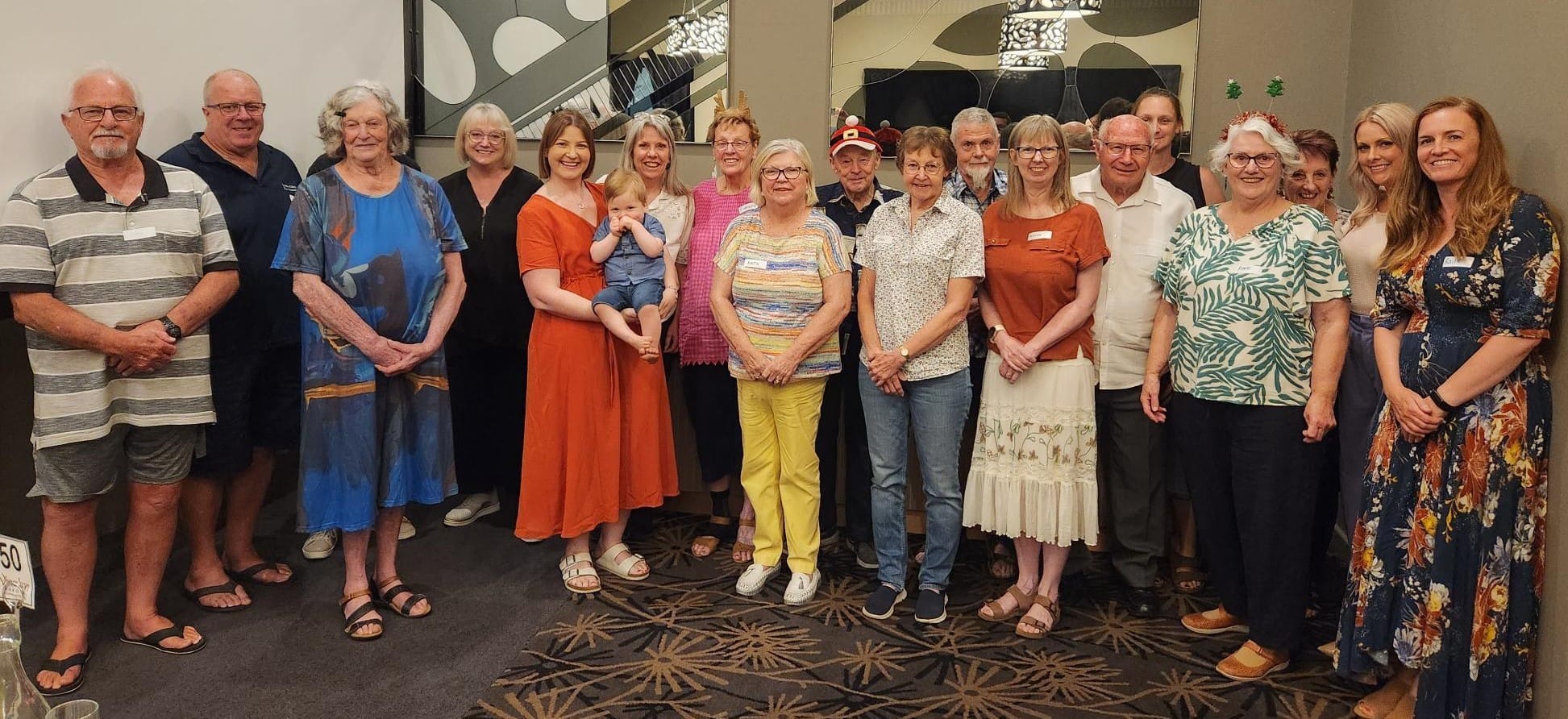 Group gathers for end of year celebration