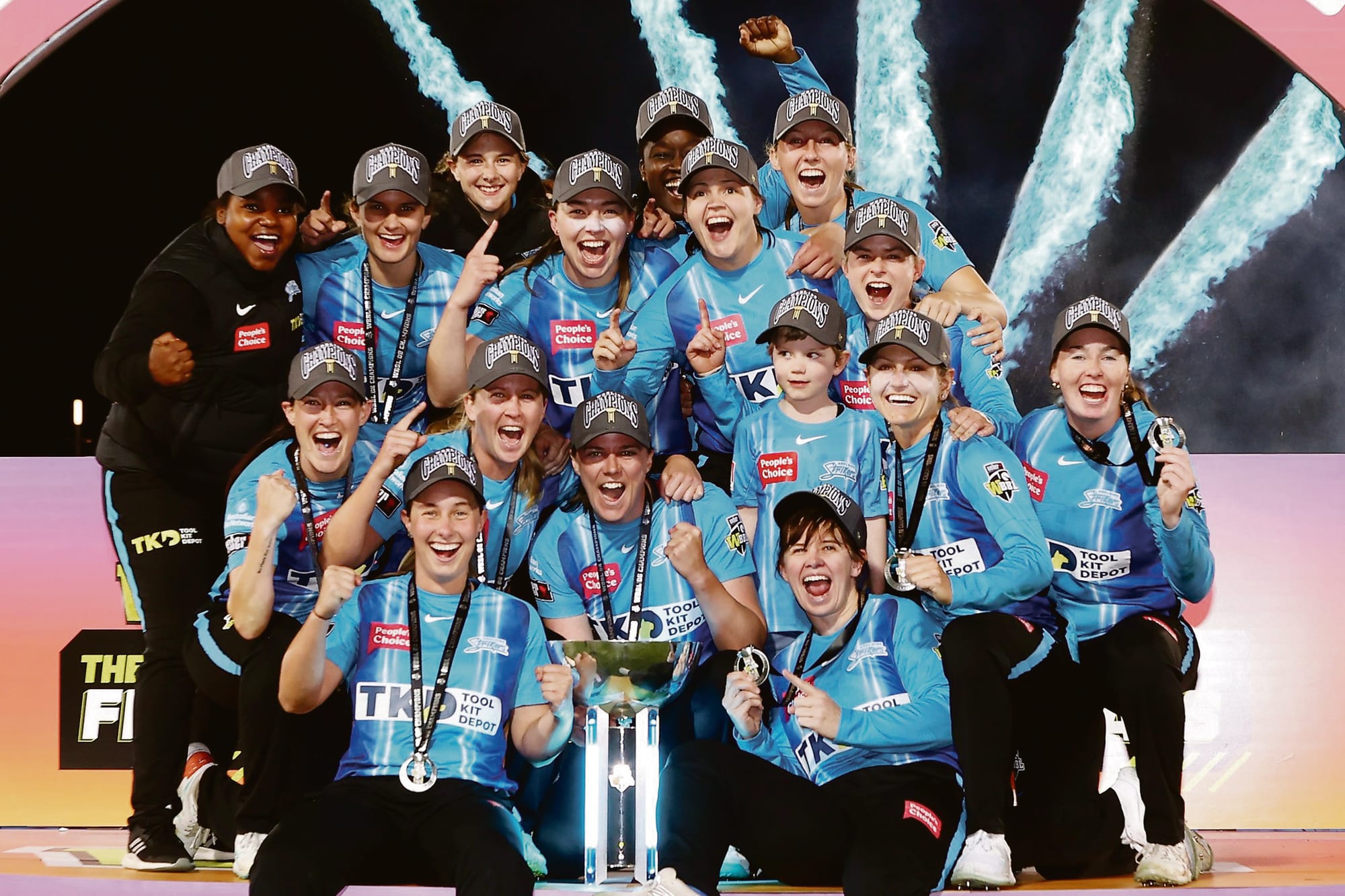 Darcie’s Strikers take home first WBBL title