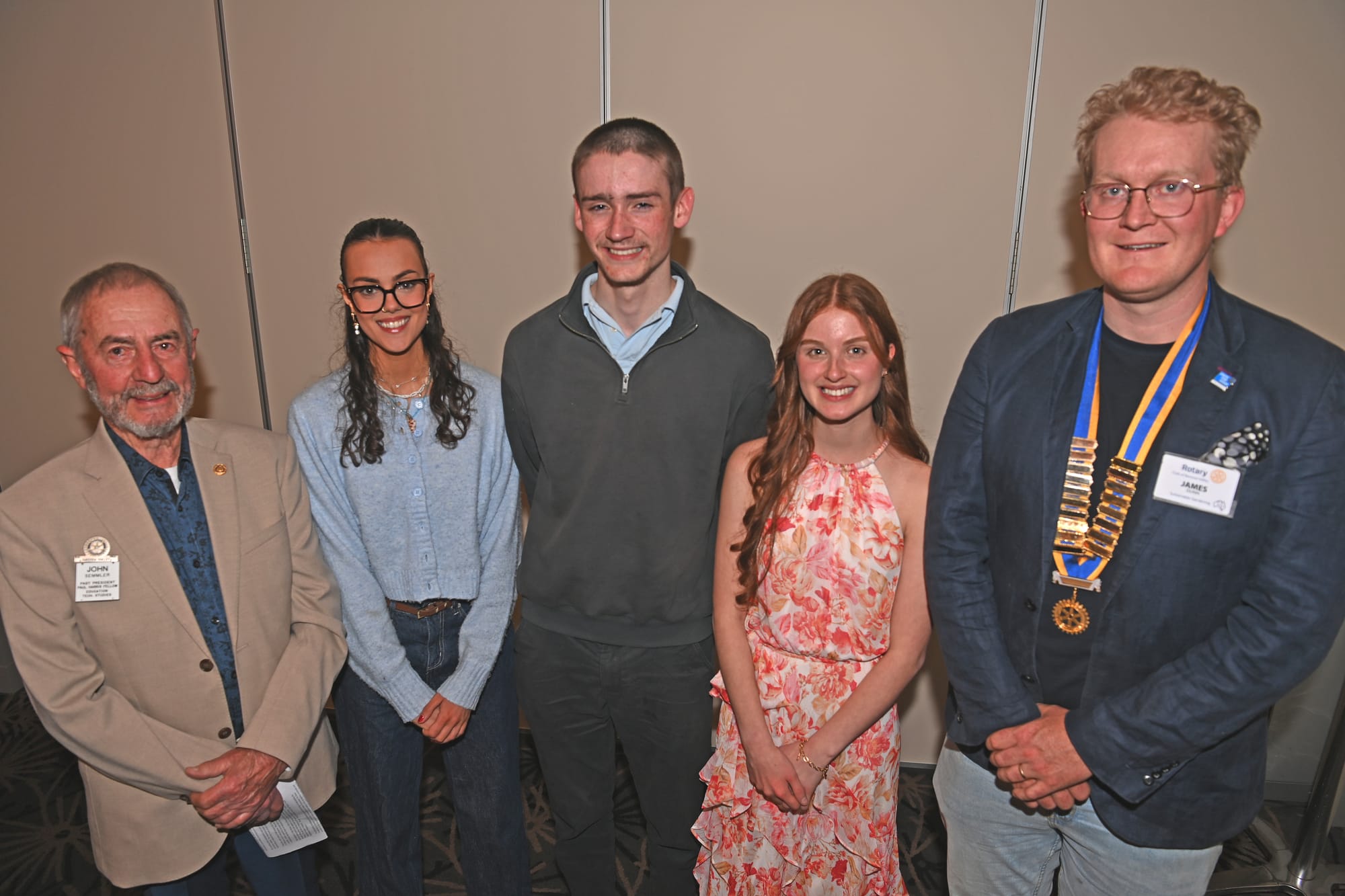 Rotary supporting university students