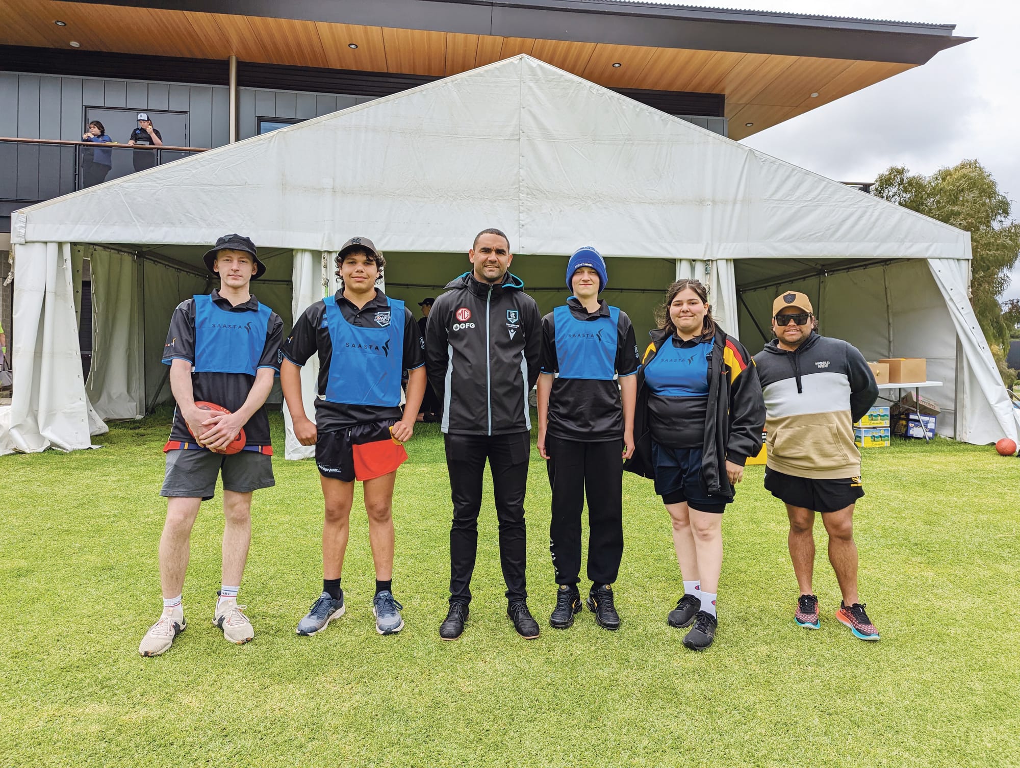 Kapunda High School Aboriginal students play in AFL carnival