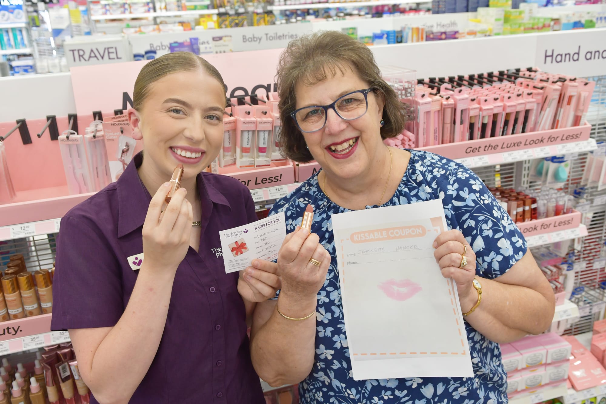 Sealing Valentine's Day with a kiss