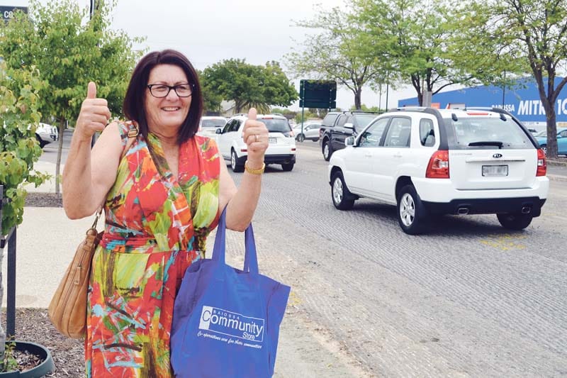 Thumbs up for Nuriootpa’s newest pedestrian refuge