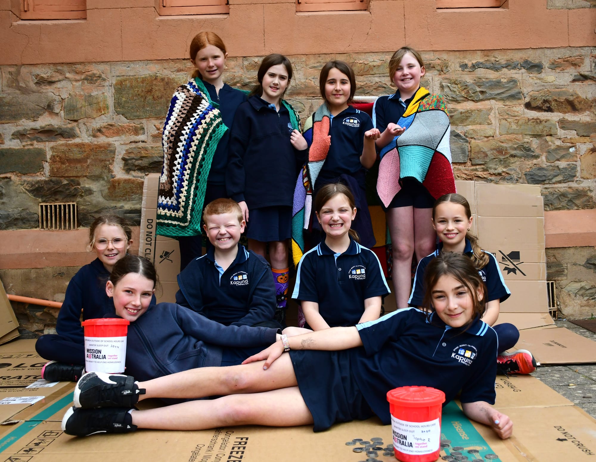 Kapunda Primary School students 'sleep out' for homelessness