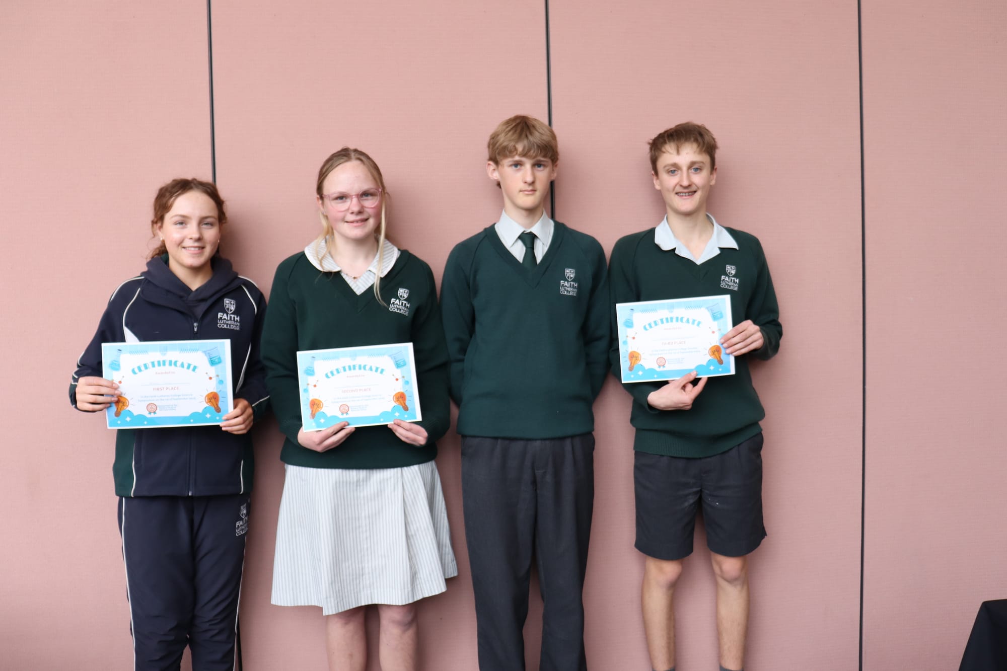 Faith science students shine