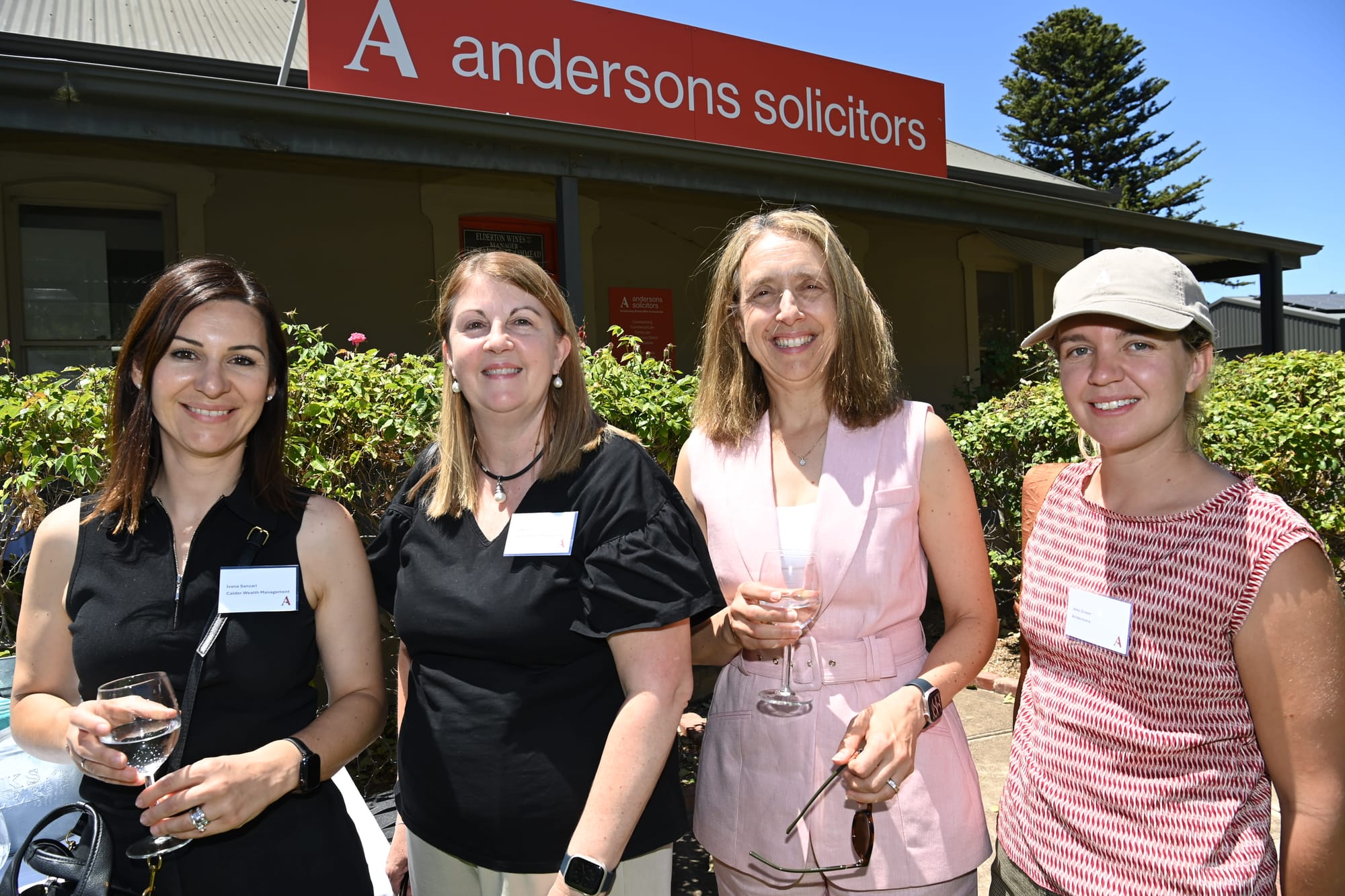 Enjoying lunch with Andersons Solicitors