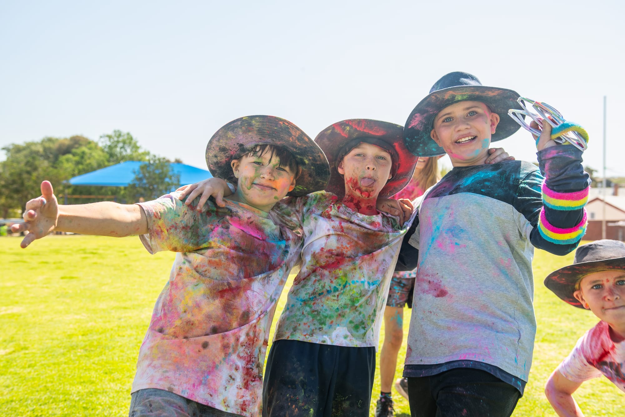 A bright day and a 'splatacular' result