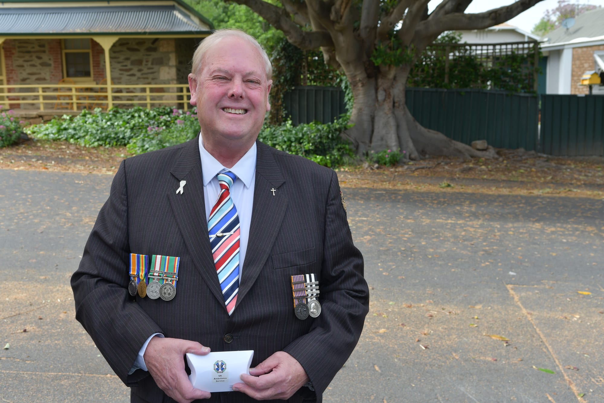 Robert receives awards for Ambulance Service