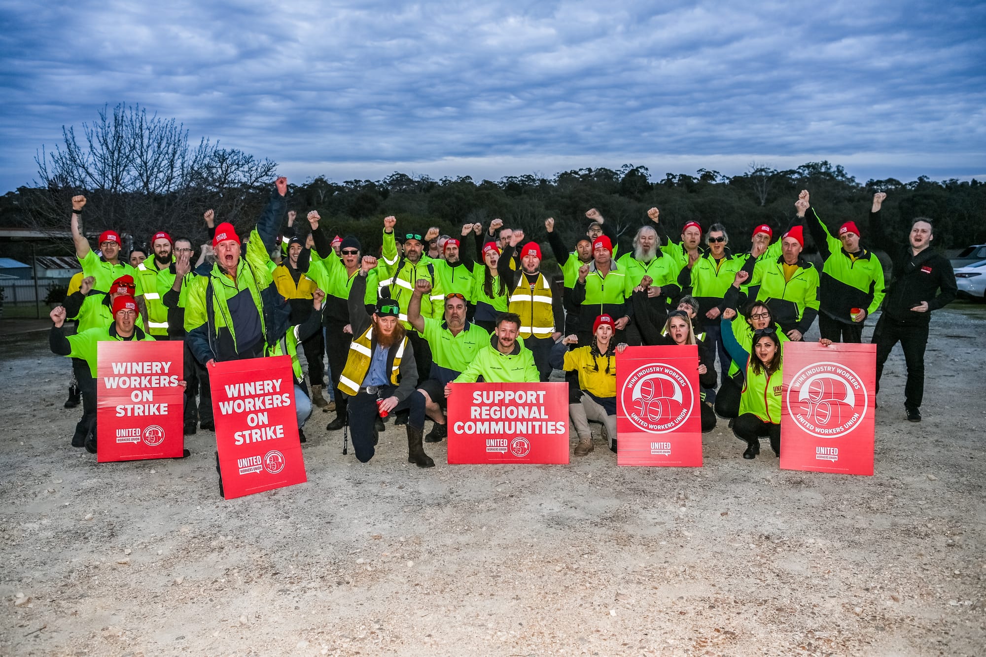 Pernod Ricard workers STRIKE