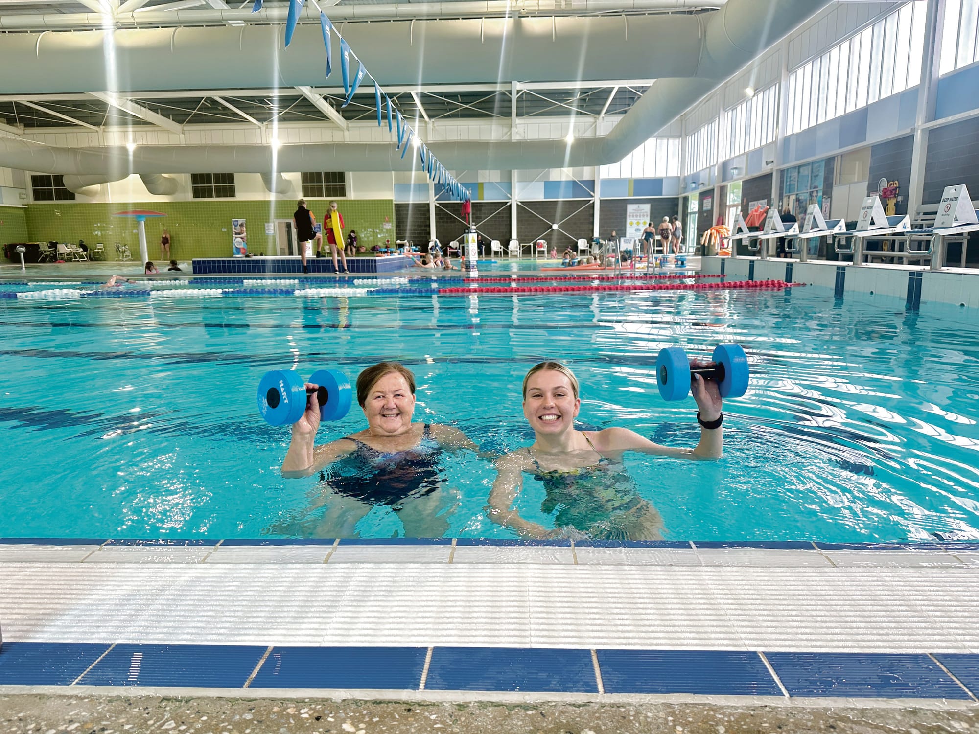 Gretel goes...To Aqua Aerobics