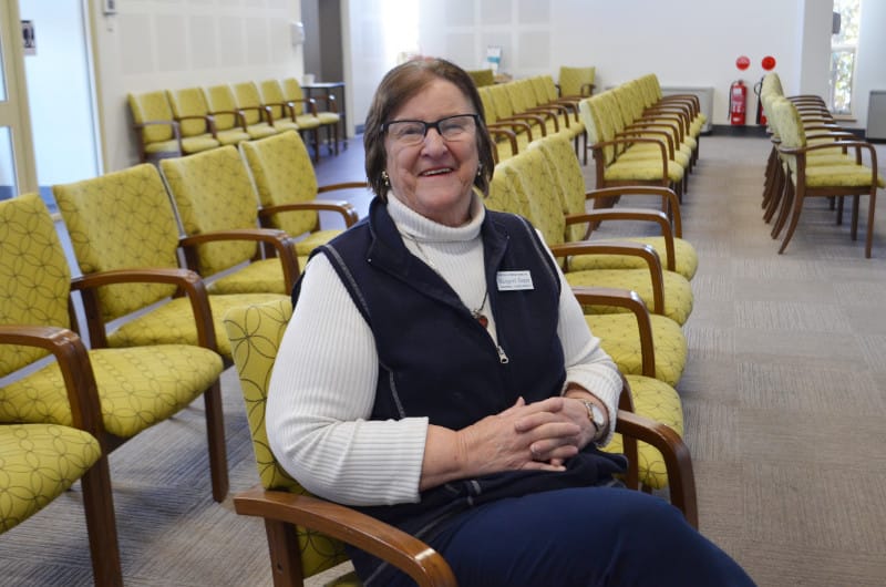 Volunteering to make residents happy