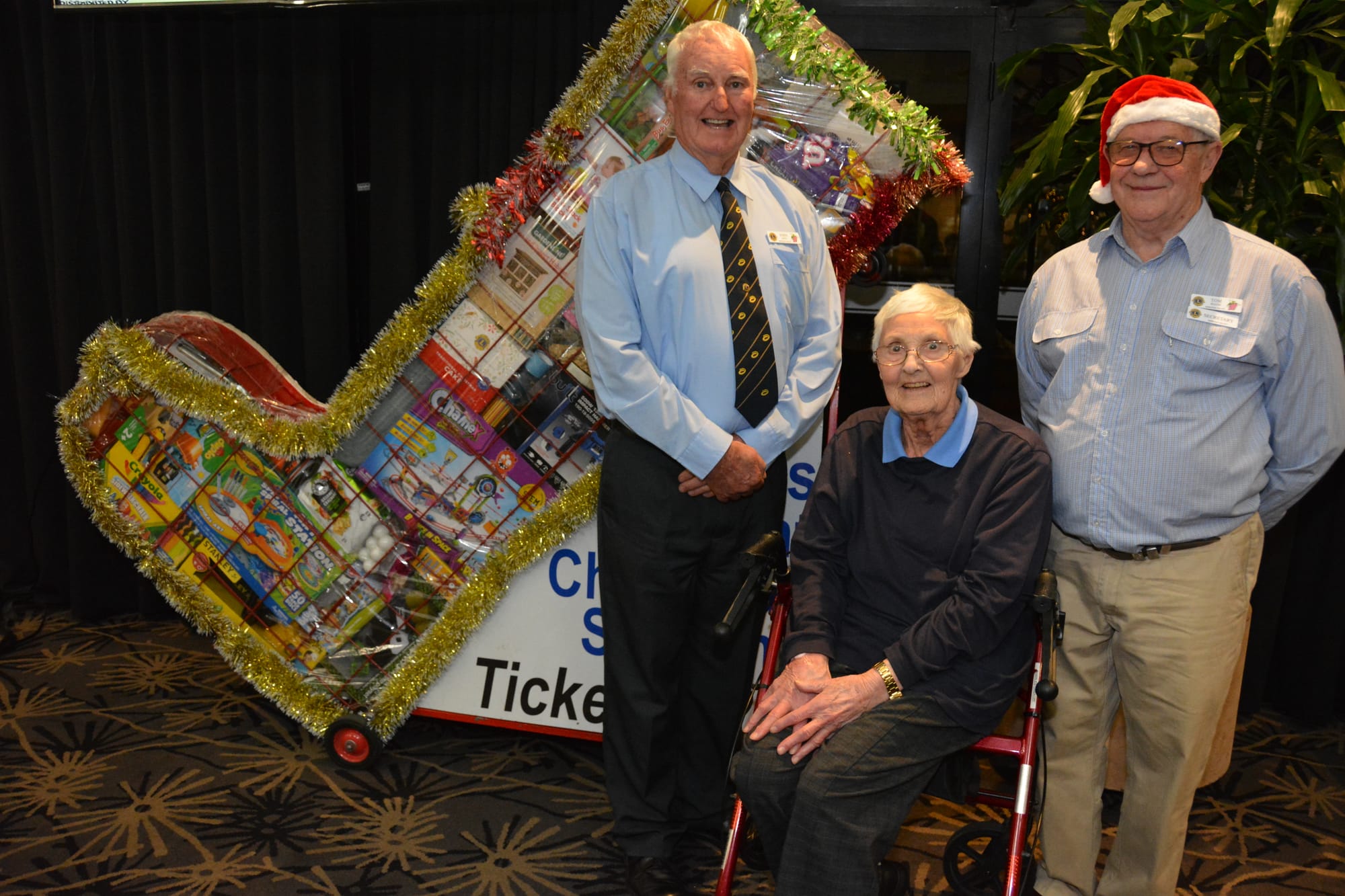 Joylene Seppelt wins Lions Christmas Stocking