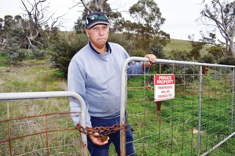 Frustration over firewood theft