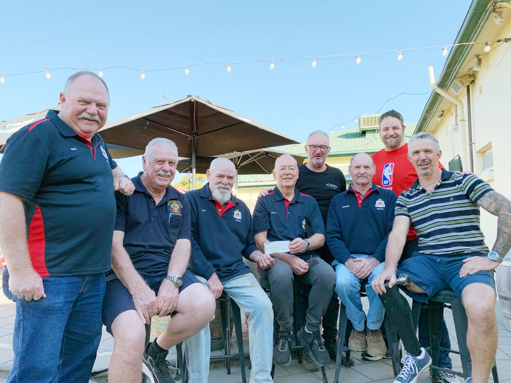 Generous cheque donation impresses Freeling RSL President