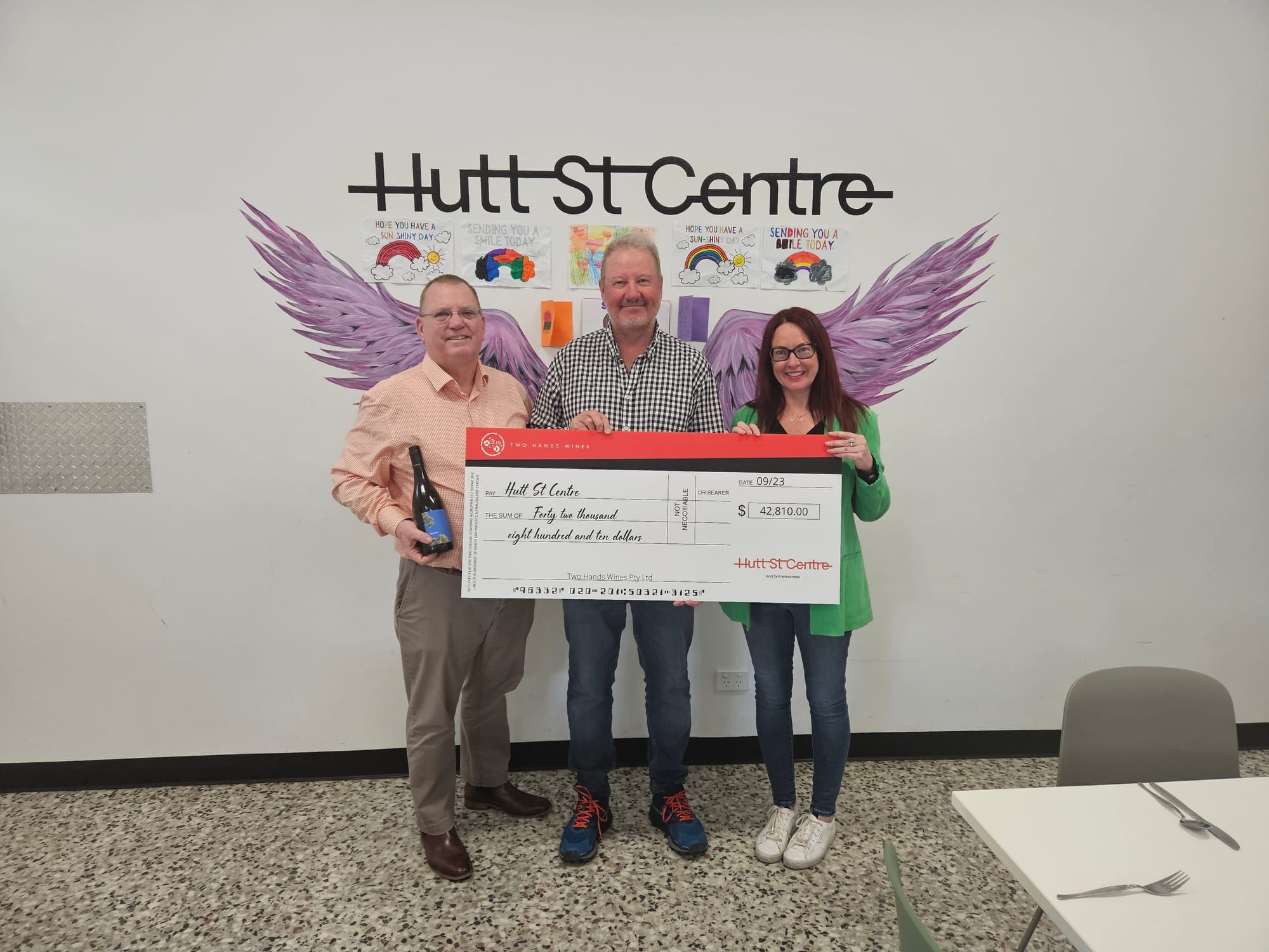 Winery lends Two Hands for homelessness