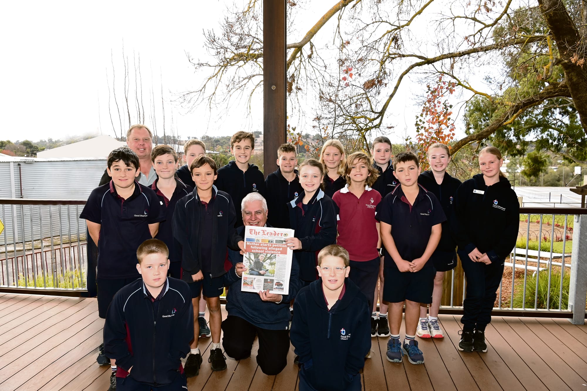 Good Shepherd students prepare for their market stalls