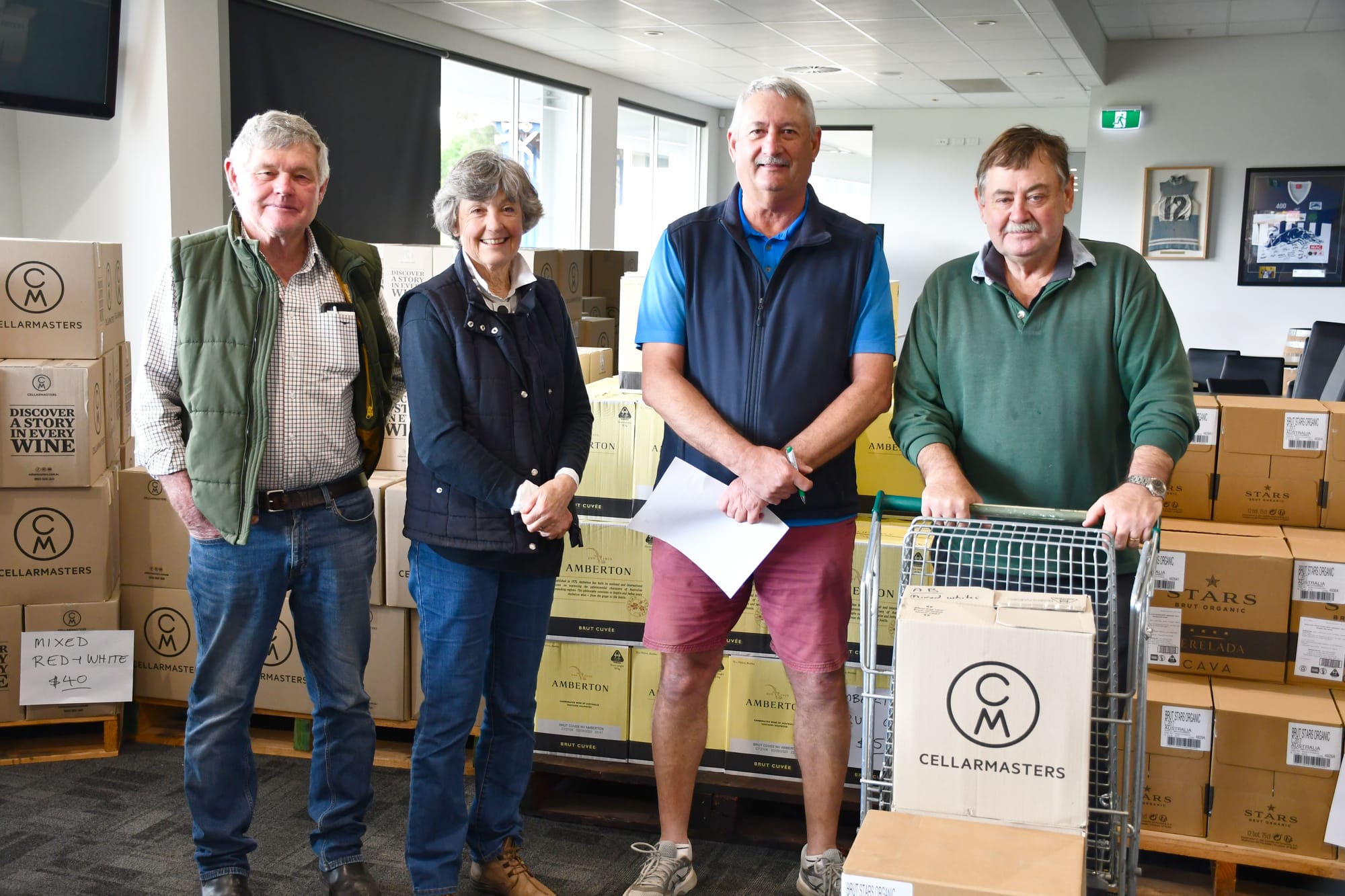 Wine clearance success for Angaston Football Club