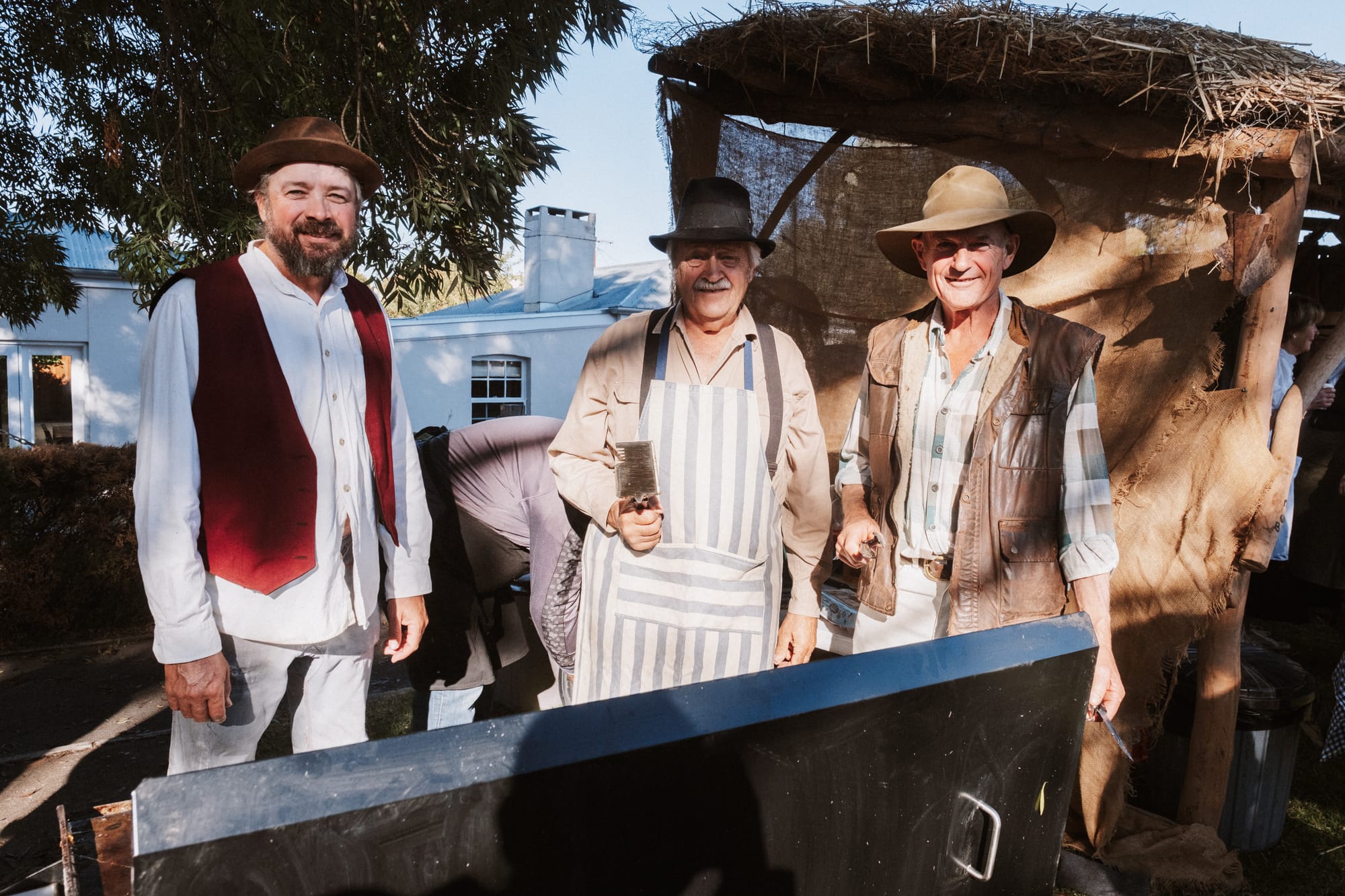 Thursday - Ziegenmarkt: Nathan and Trevor Braunack with Jay McKenzie.